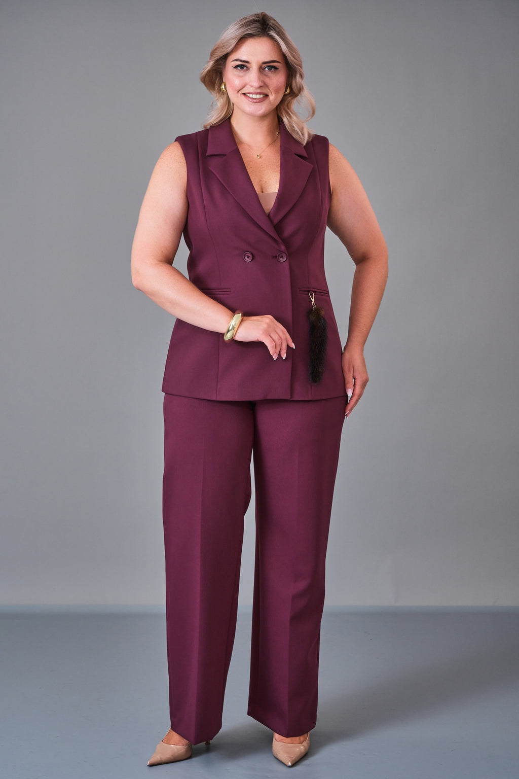 Meira - Plus Size Suit (MEI27K8675) - 8690200208829