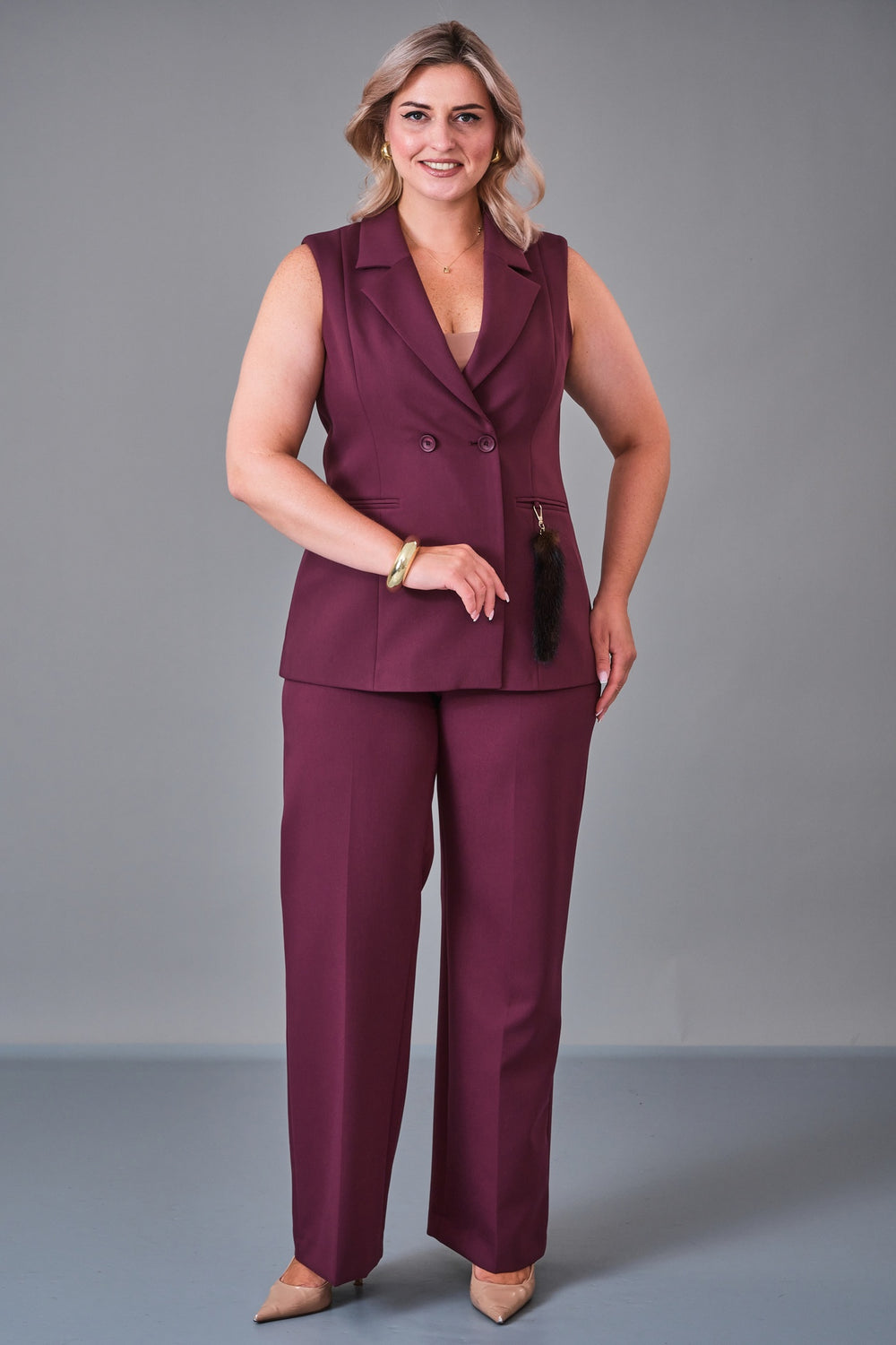 Meira - Plus Size Suit (MEI27K8675) - 8690200208829