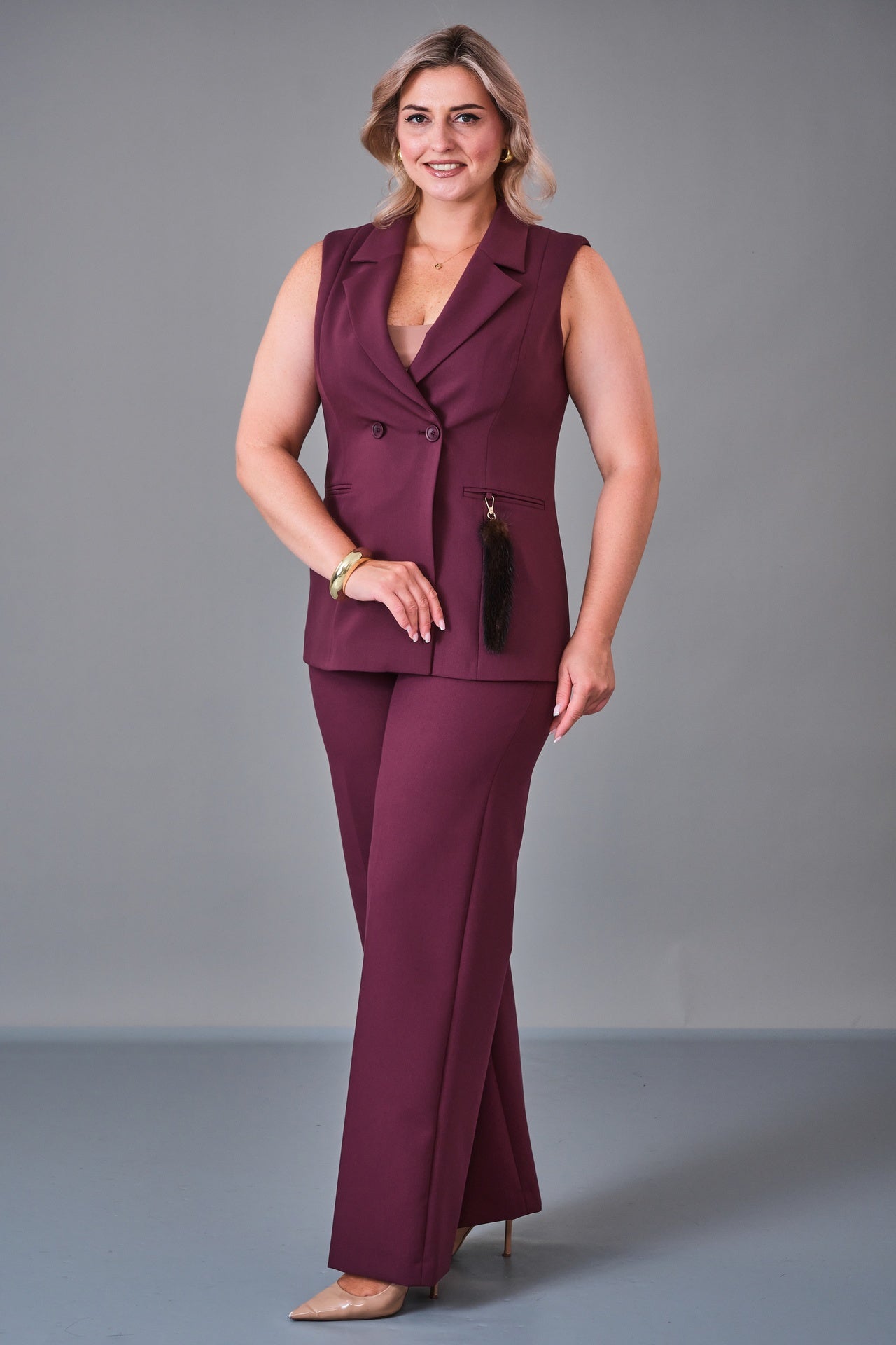 Meira - Plus Size Suit (MEI27K8675) - 8690200208829