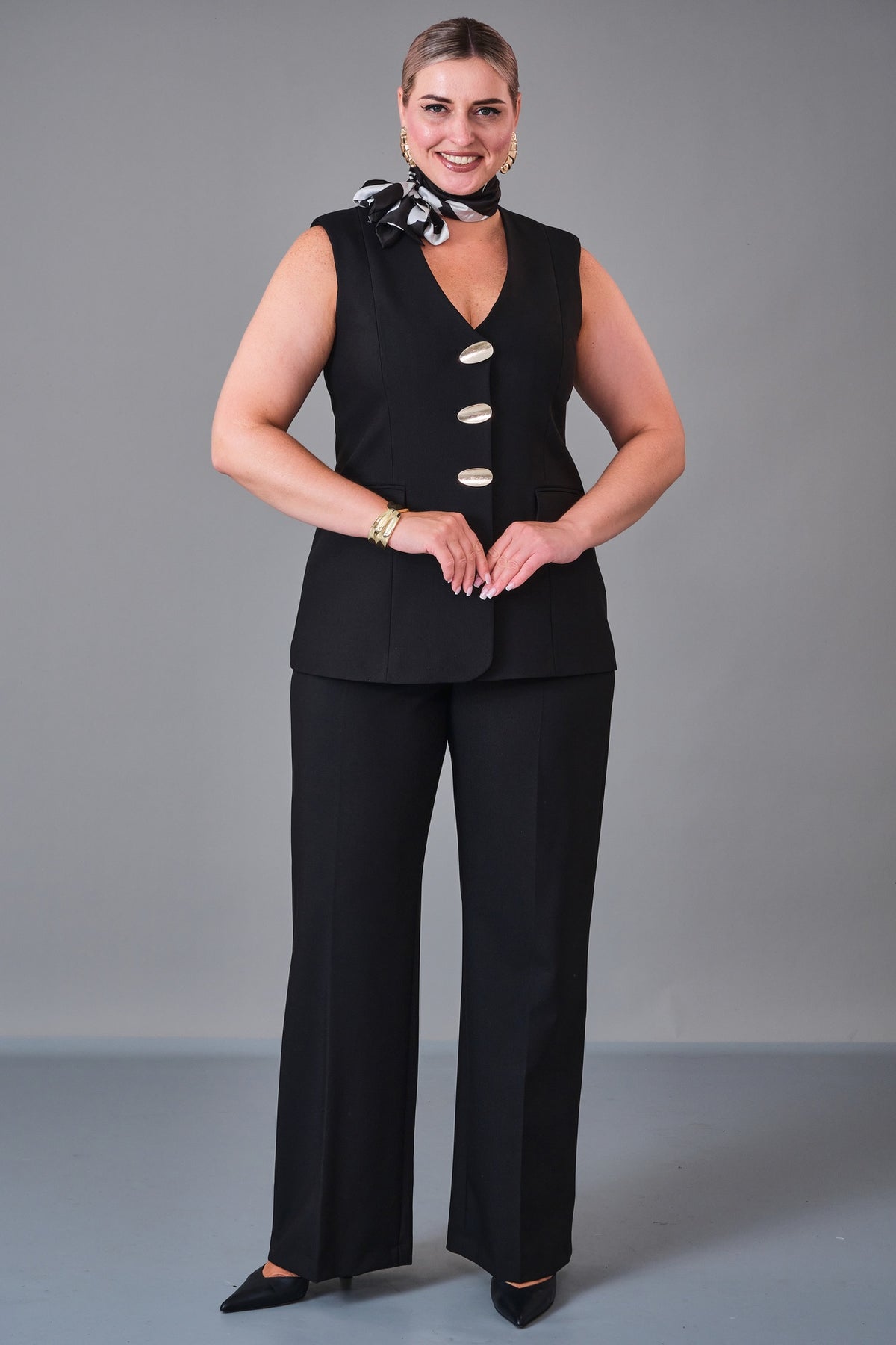 Meira - Plus Size Suit (MEI27K8705) - 8690200209048