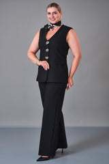 Meira - Plus Size Suit (MEI27K8705) - 8690200209048