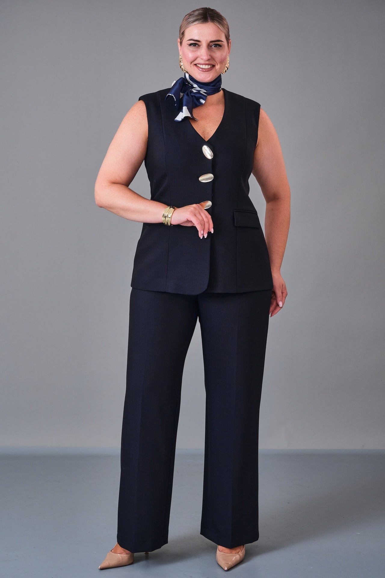 Meira - Plus Size Suit (MEI27K8705) - 8690200209062