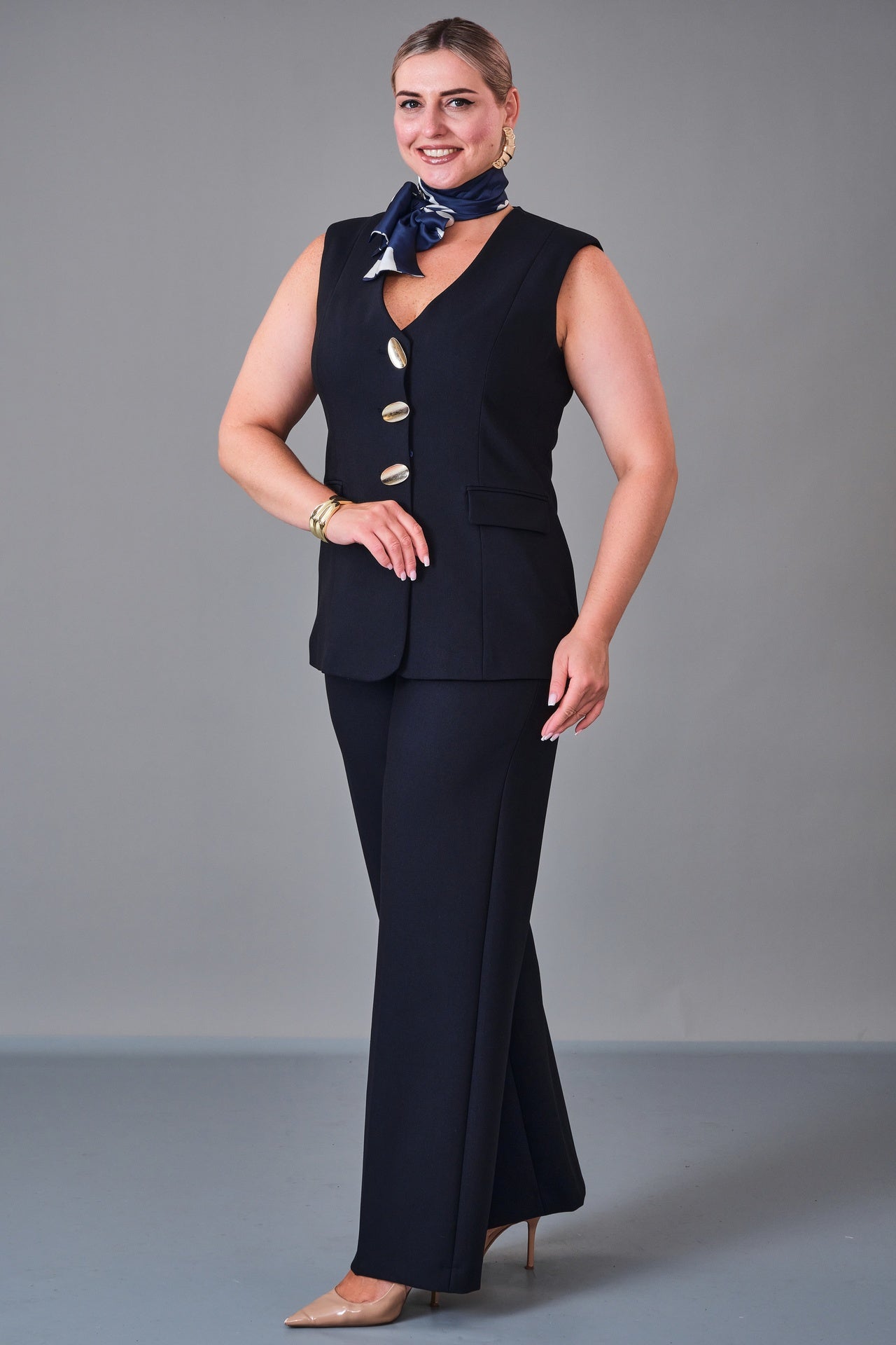 Meira - Plus Size Suit (MEI27K8705) - 8690200209062