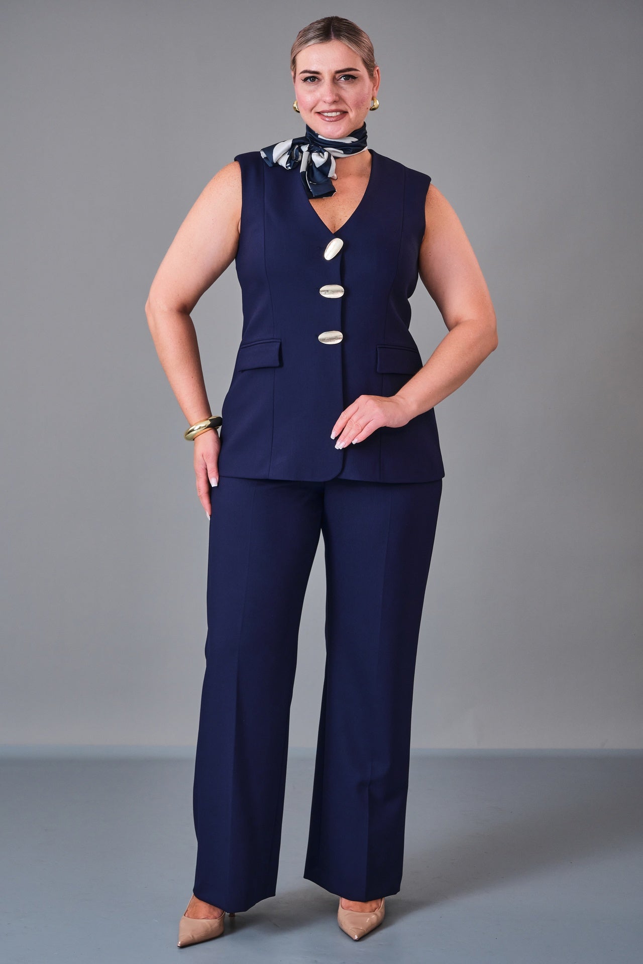 Meira - Plus Size Suit (MEI27K8705) - 8690200209079