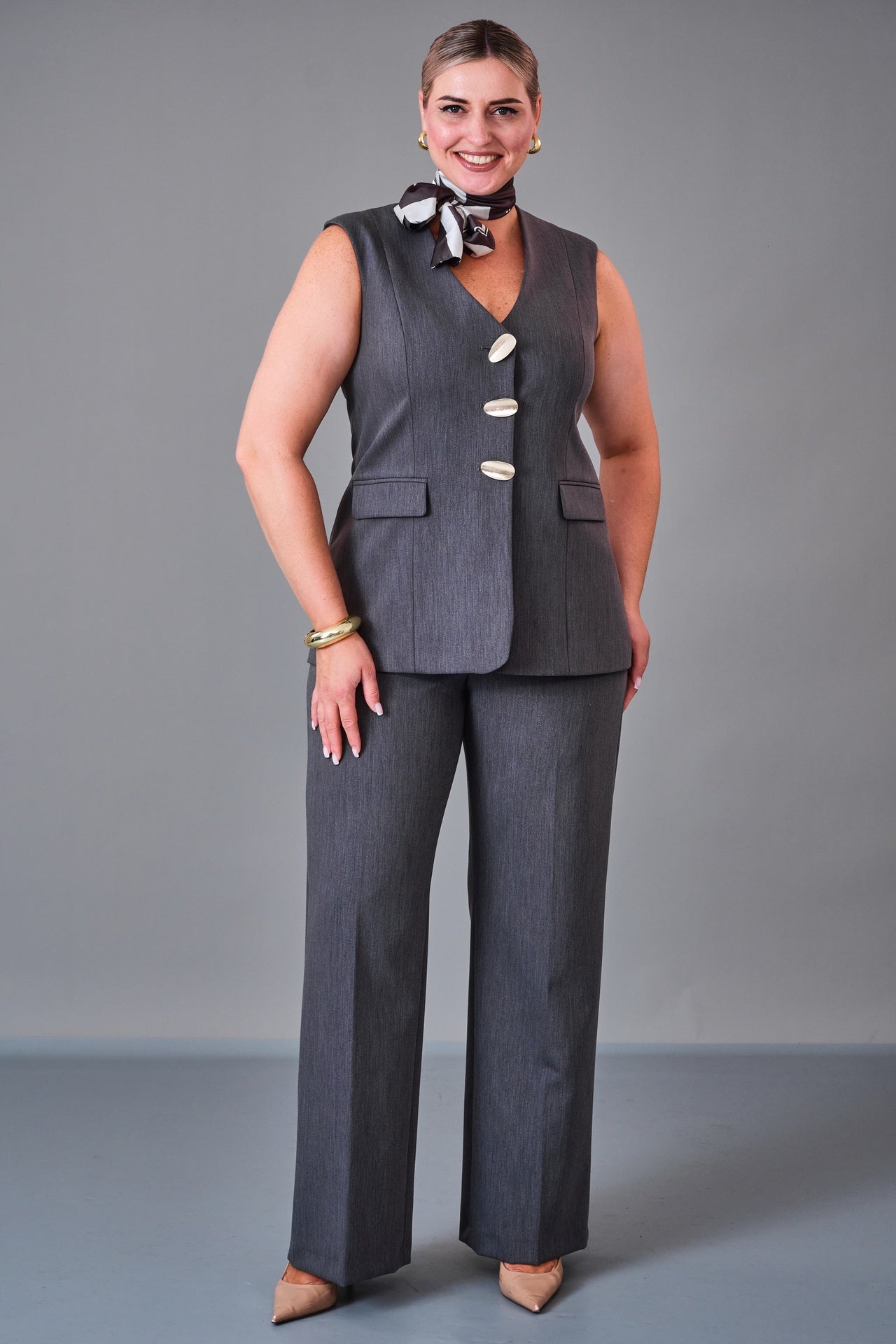 Meira - Plus Size Suit (MEI27K8705) - 8690200209093