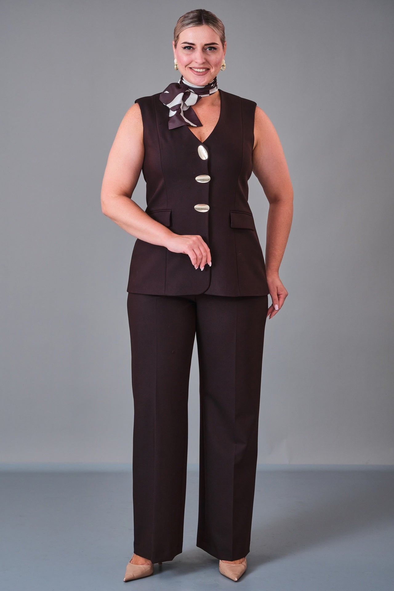 Meira - Plus Size Suit (MEI27K8705) - 8690200209109