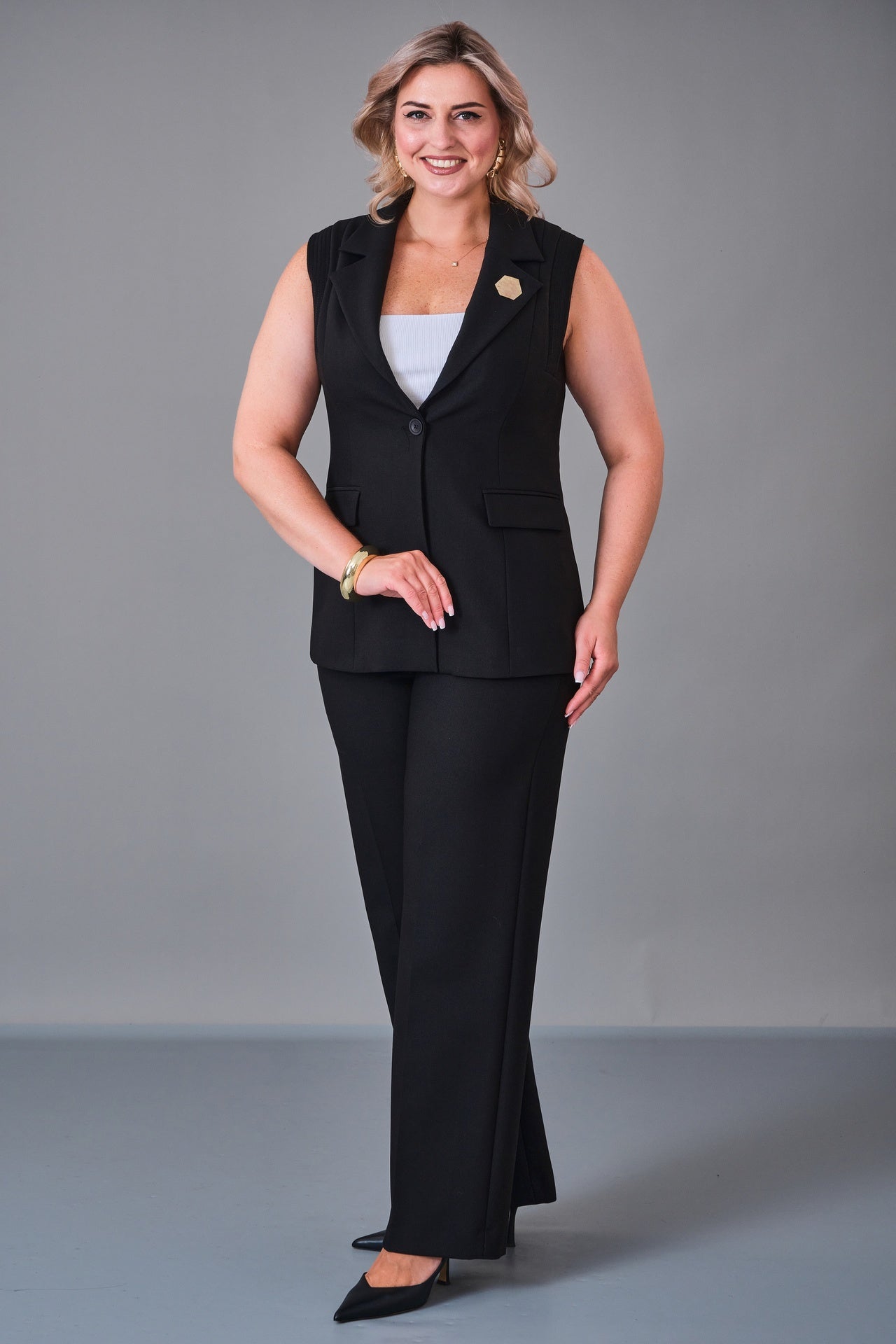 Meira - Plus Size Suit (MEI27K8715) - 8690200209185