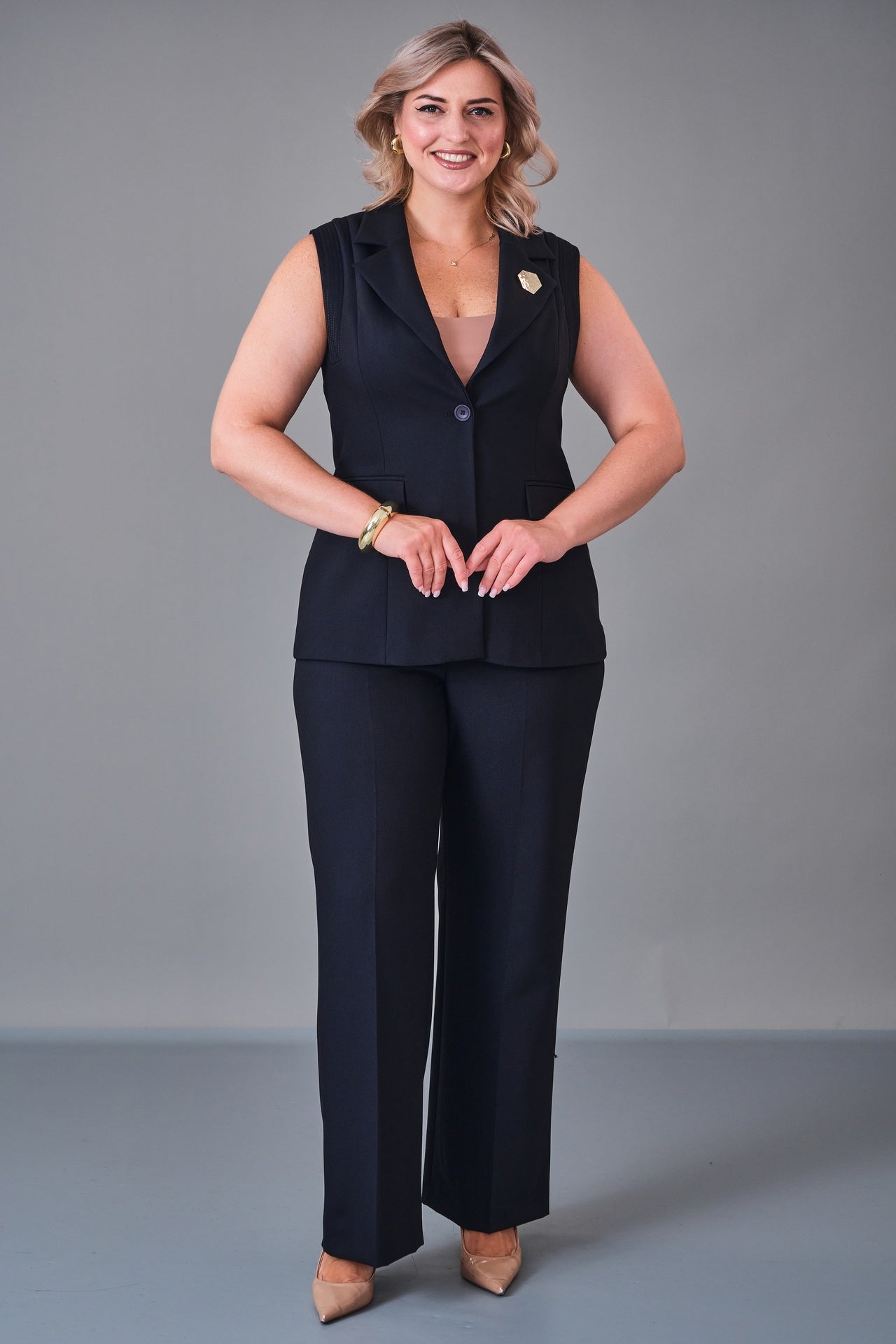 Meira - Plus Size Suit (MEI27K8715) - 8690200209208