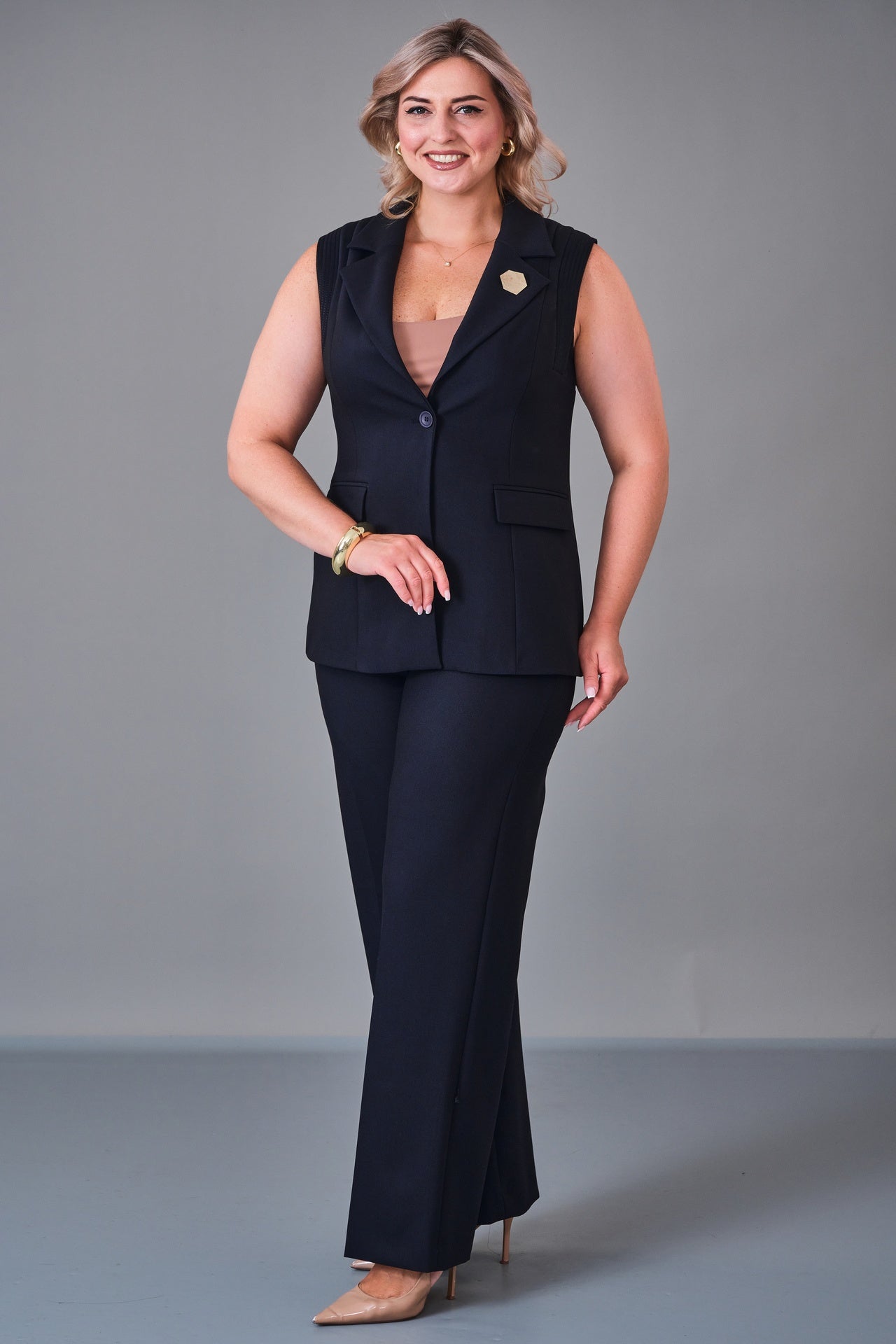 Meira - Plus Size Suit (MEI27K8715) - 8690200209208