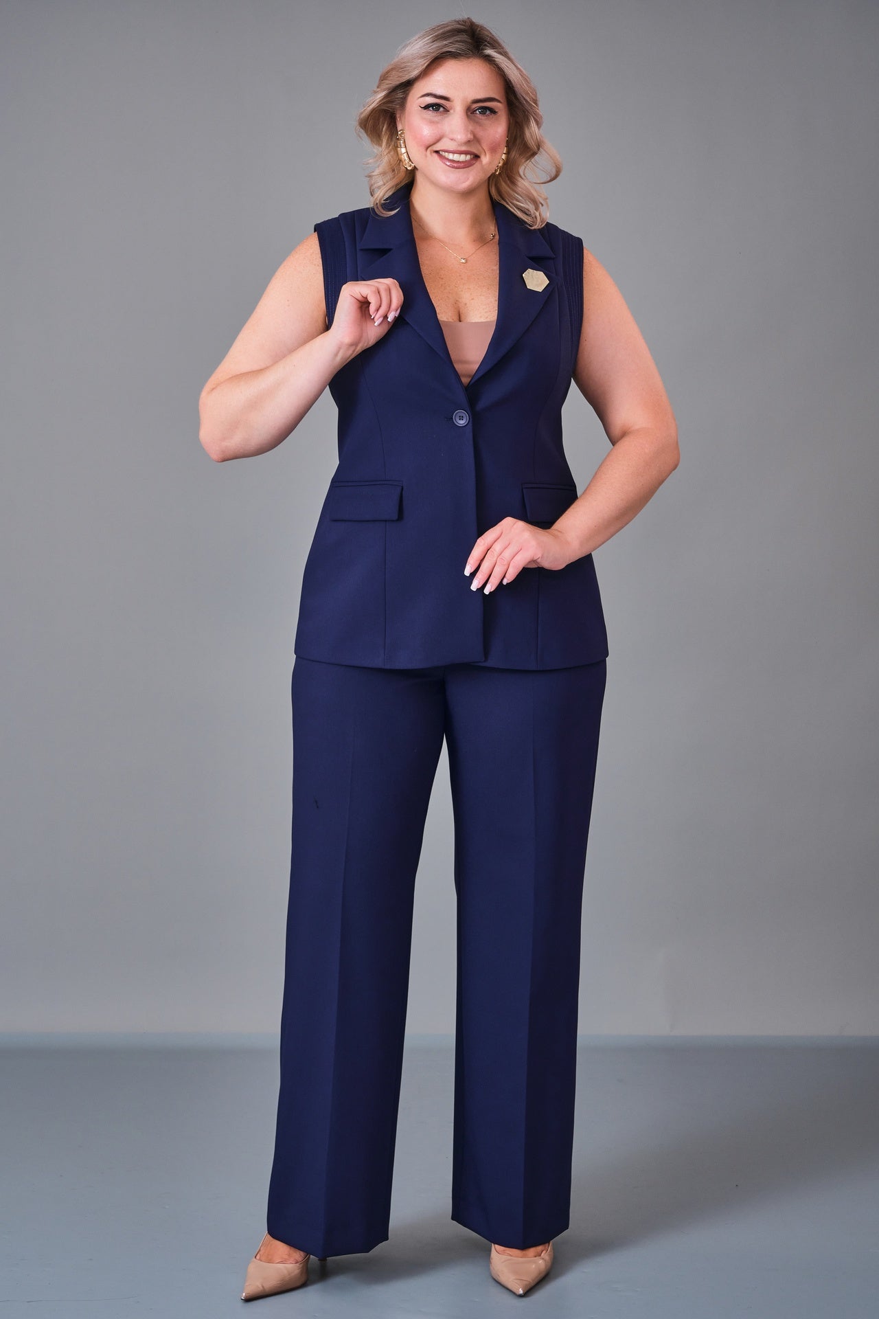 Meira - Plus Size Suit (MEI27K8715) - 8690200209215