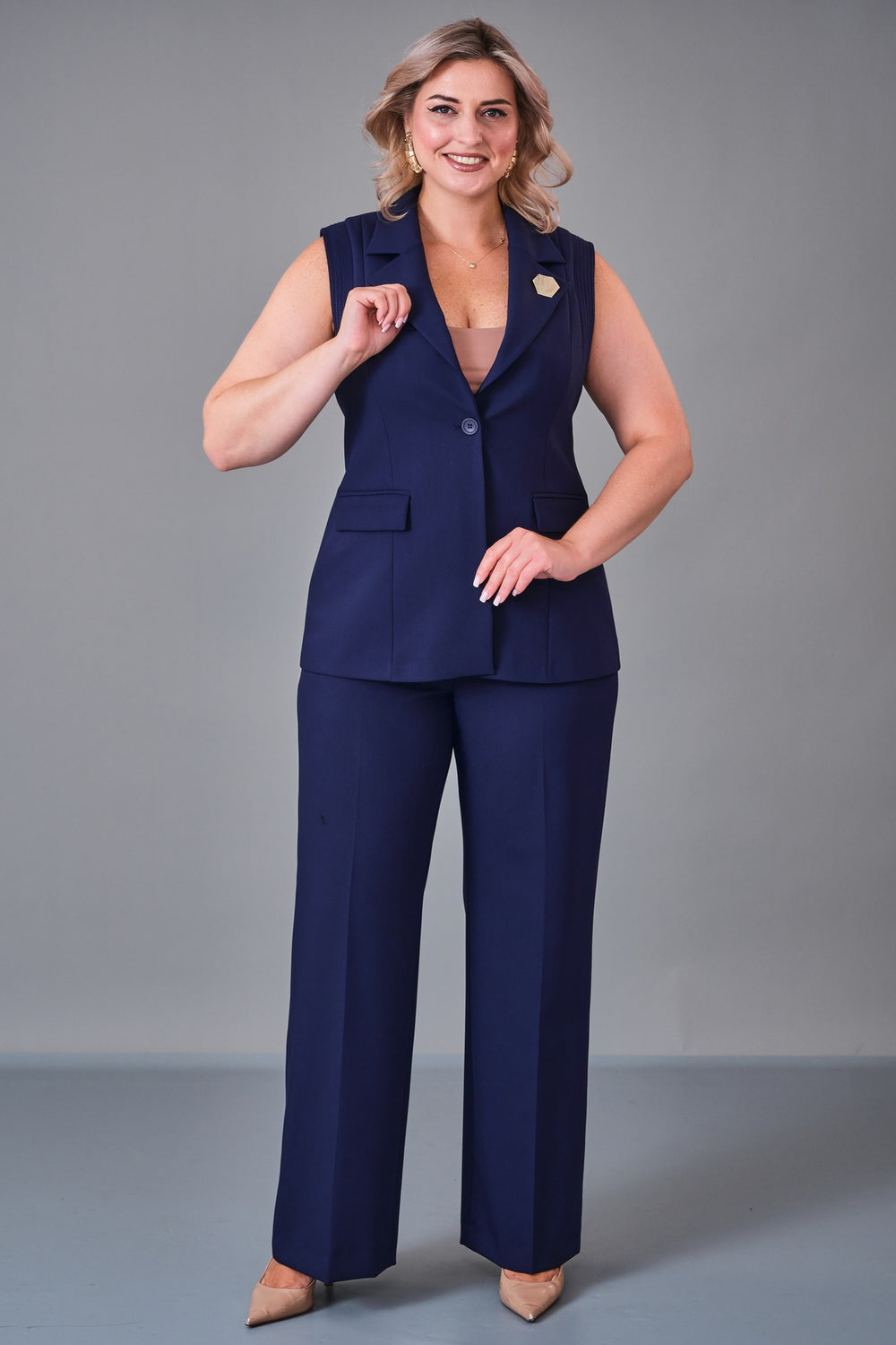 Meira - Plus Size Suit (MEI27K8715) - 8690200209215