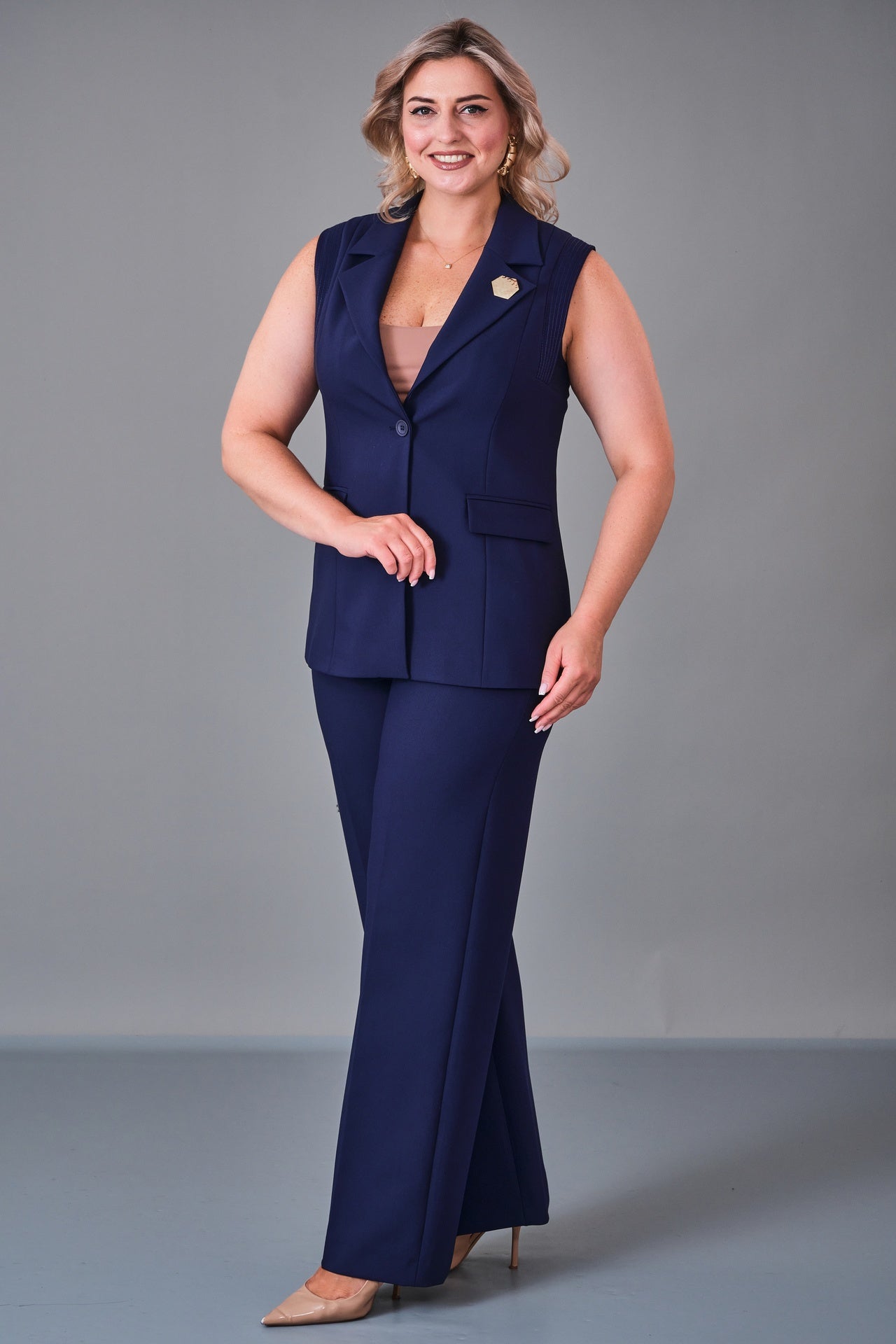 Meira - Plus Size Suit (MEI27K8715) - 8690200209215
