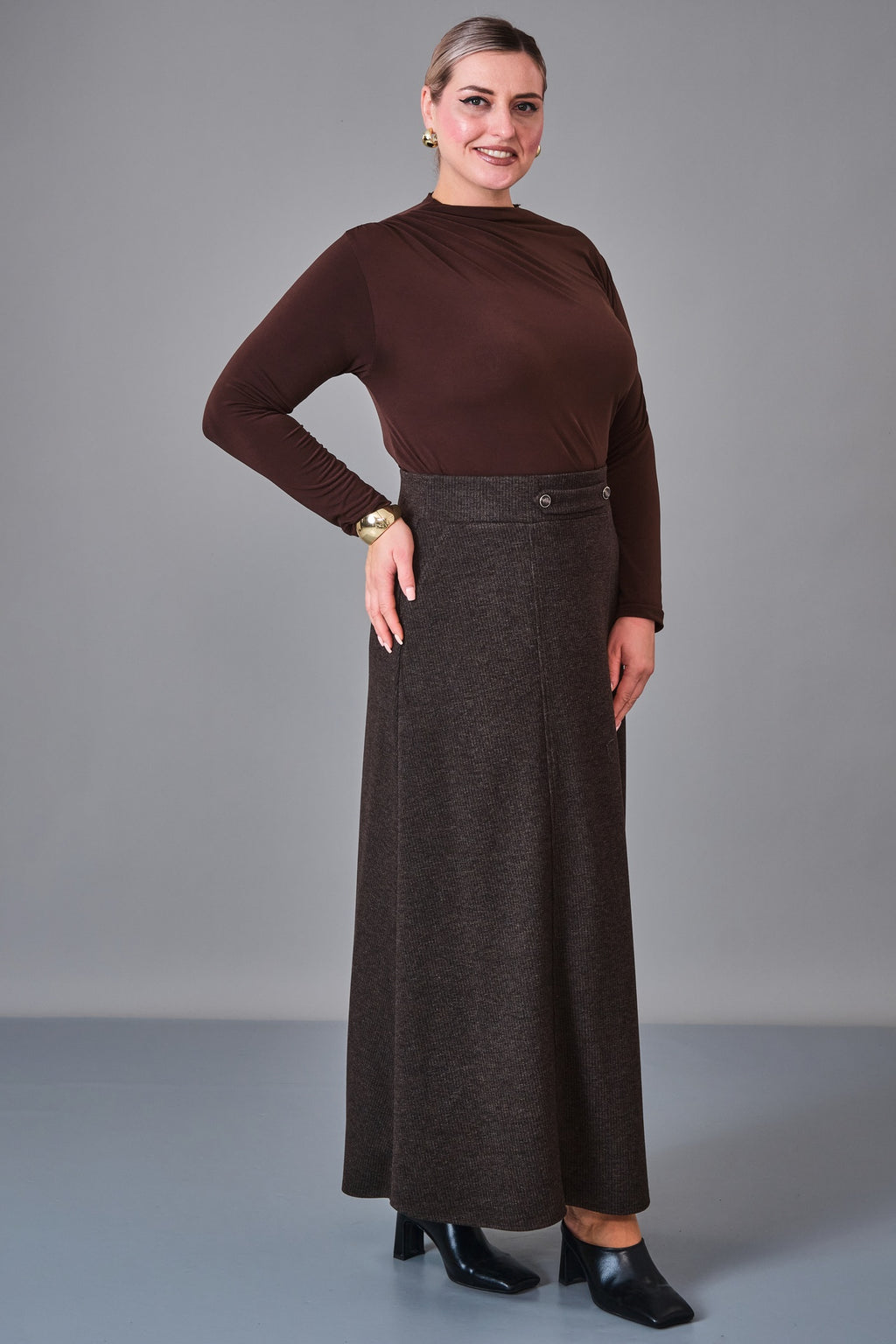 Elitline - Plus Size Skirt (ELT27K2-61-4028)