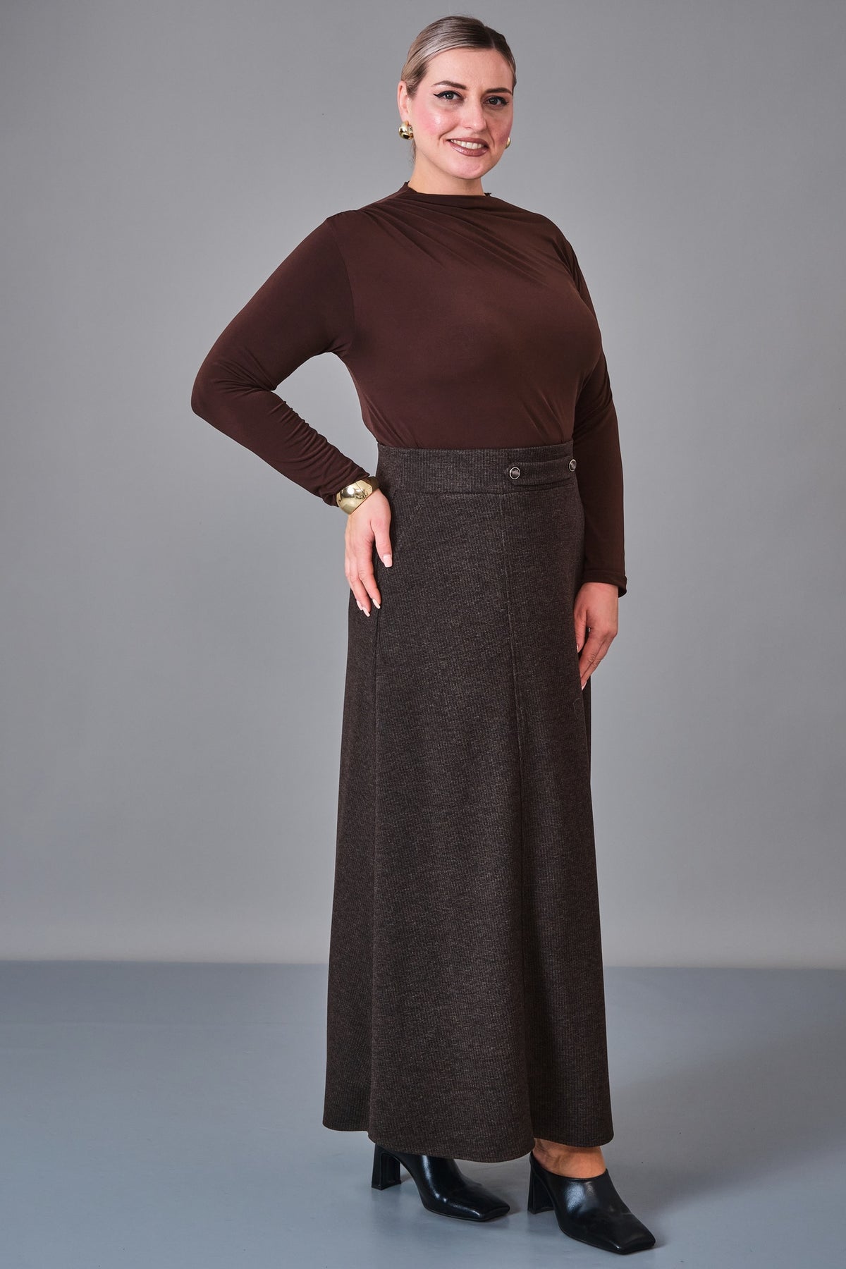 Elitline - Plus Size Skirt (ELT27K2-61-4028)