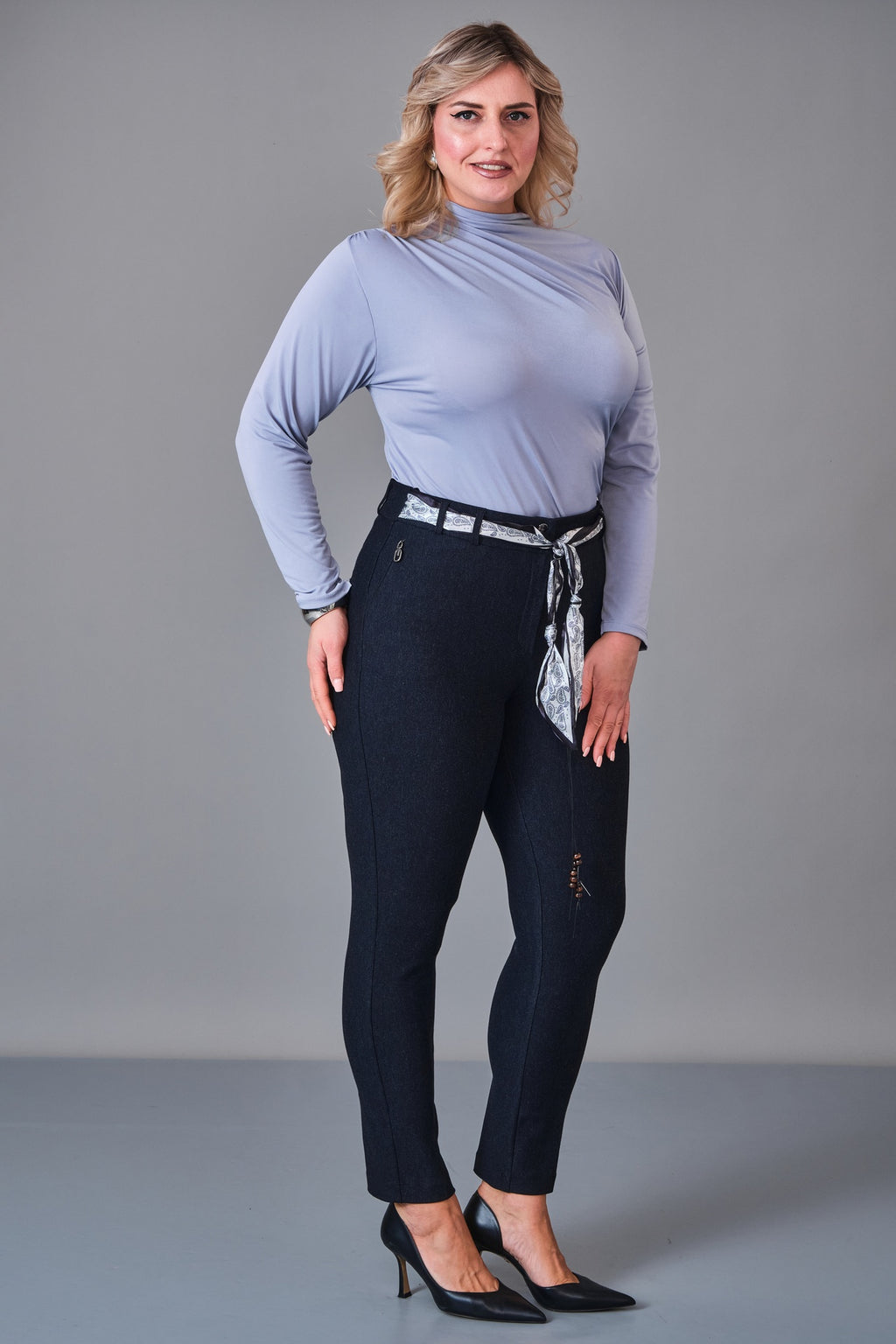 Elitline - Plus Size Trousers (ELT27K1-521-422) - 8690200209277