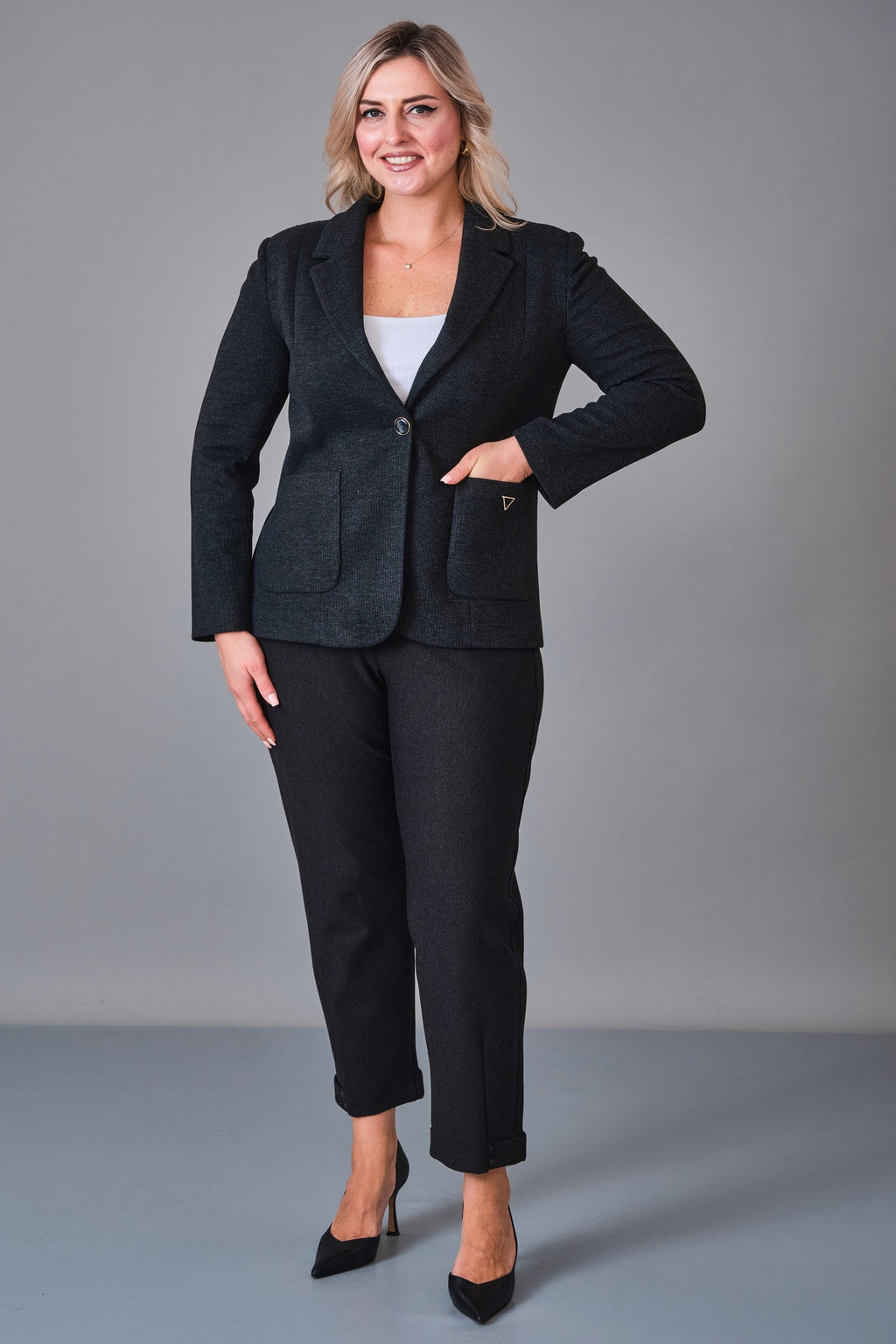 Elitline - Plus Size Jacket (ELT27K4-61-4004) - 8690200209369