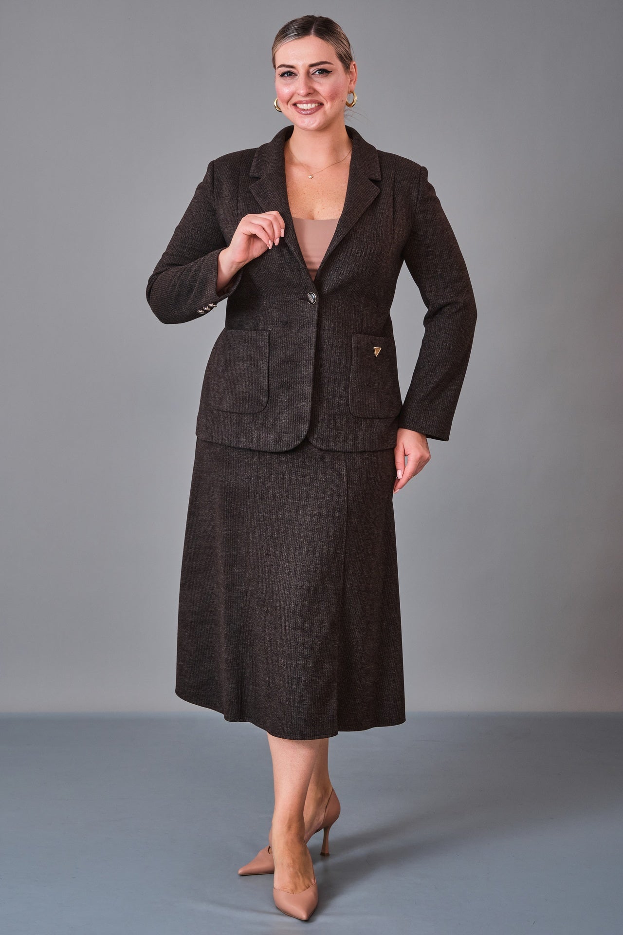 Elitline - Plus Size Jacket (ELT27K4-61-4004) - 8690200209376