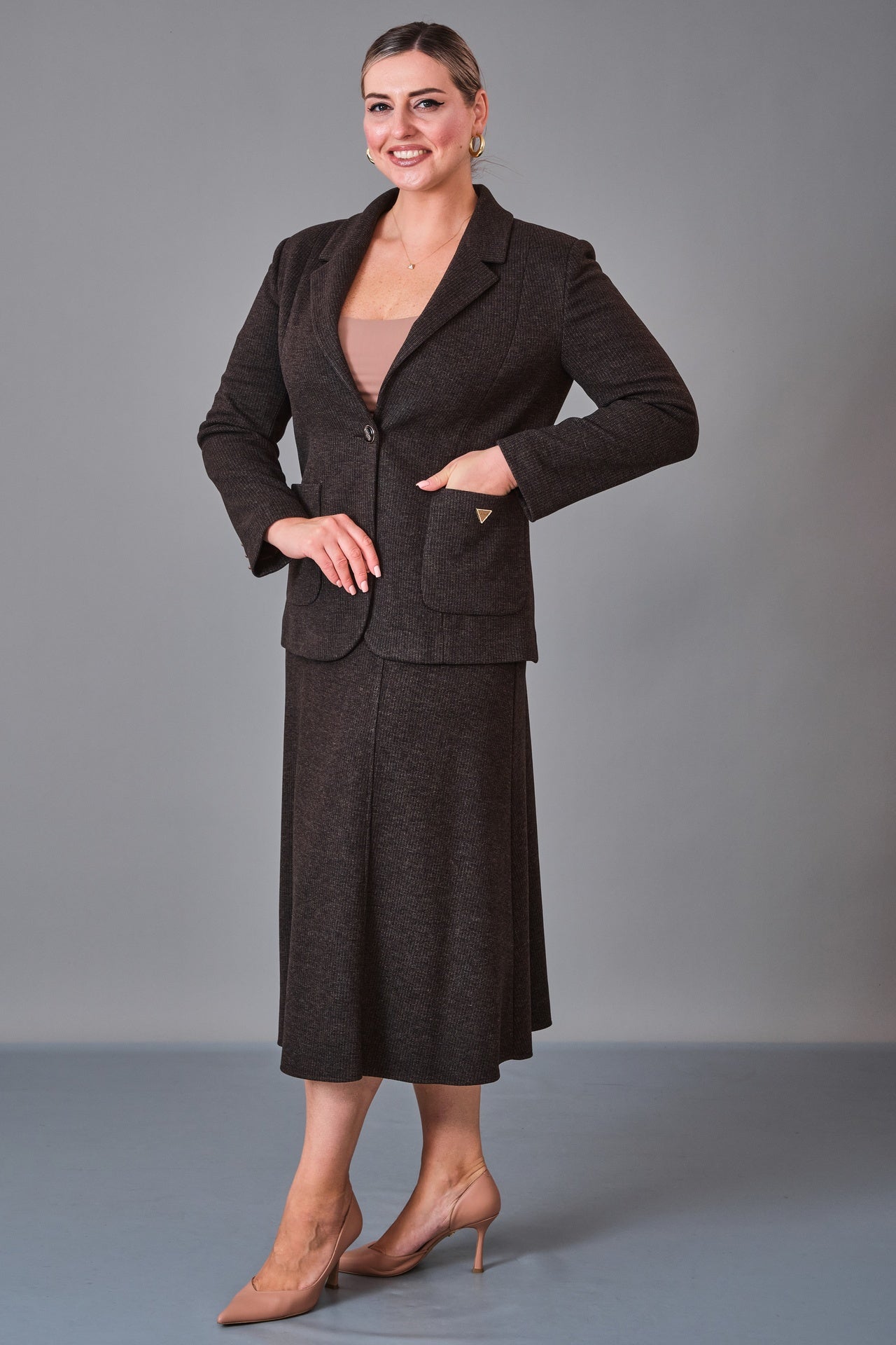 Elitline - Plus Size Jacket (ELT27K4-61-4004) - 8690200209376