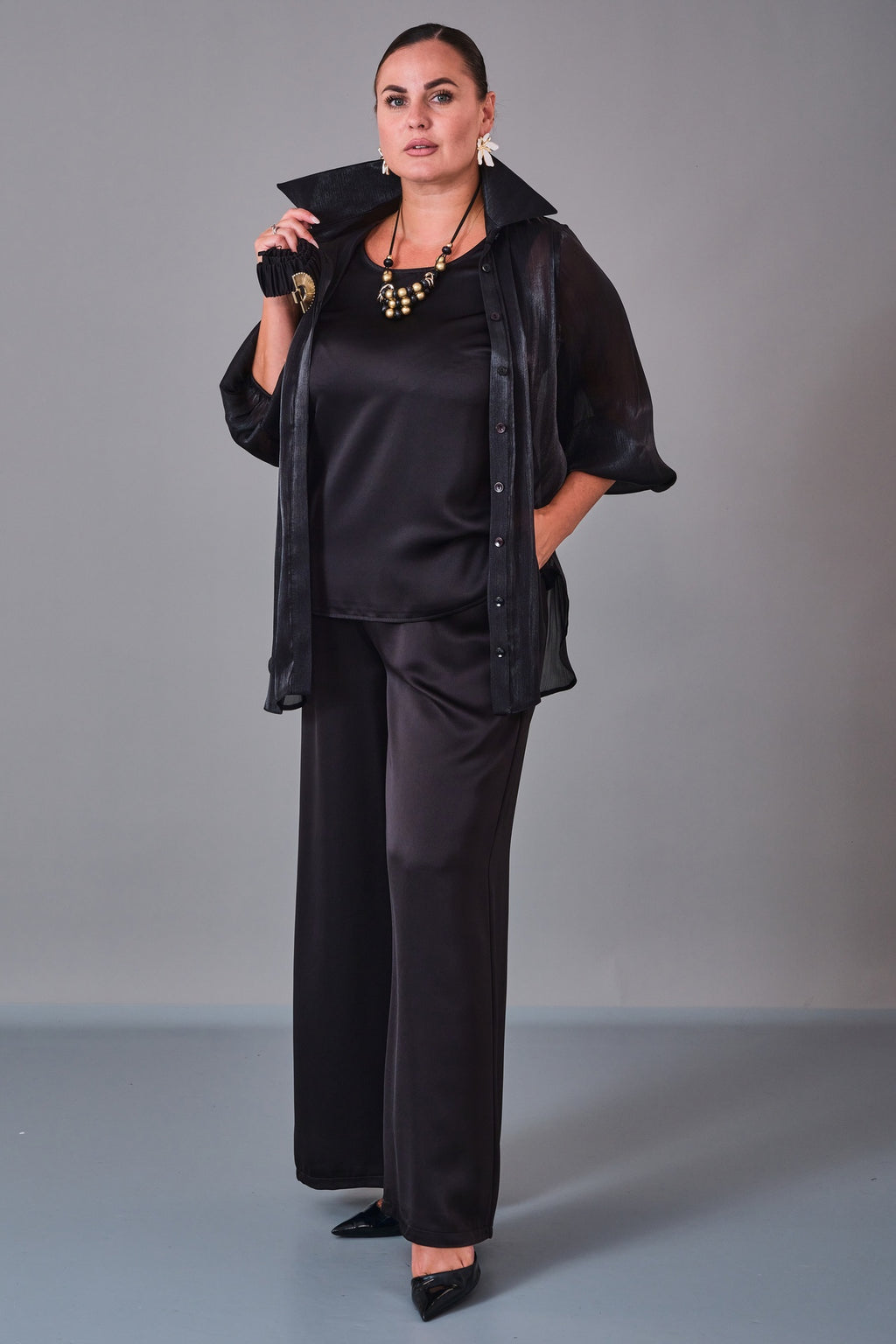 Dress Port - Plus Size Suit (DSP27K3602) - 8690200210372