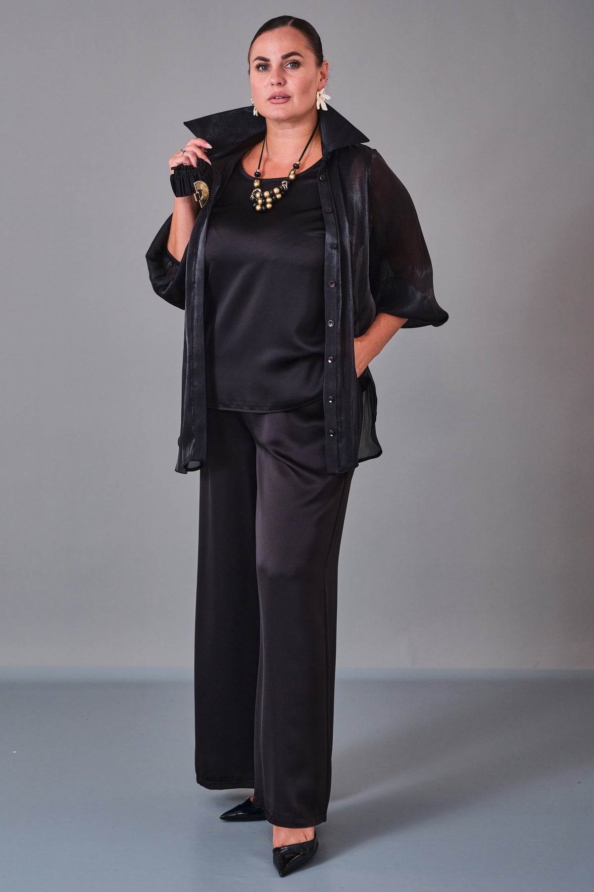 Dress Port - Plus Size Suit (DSP27K3602) - 8690200210372