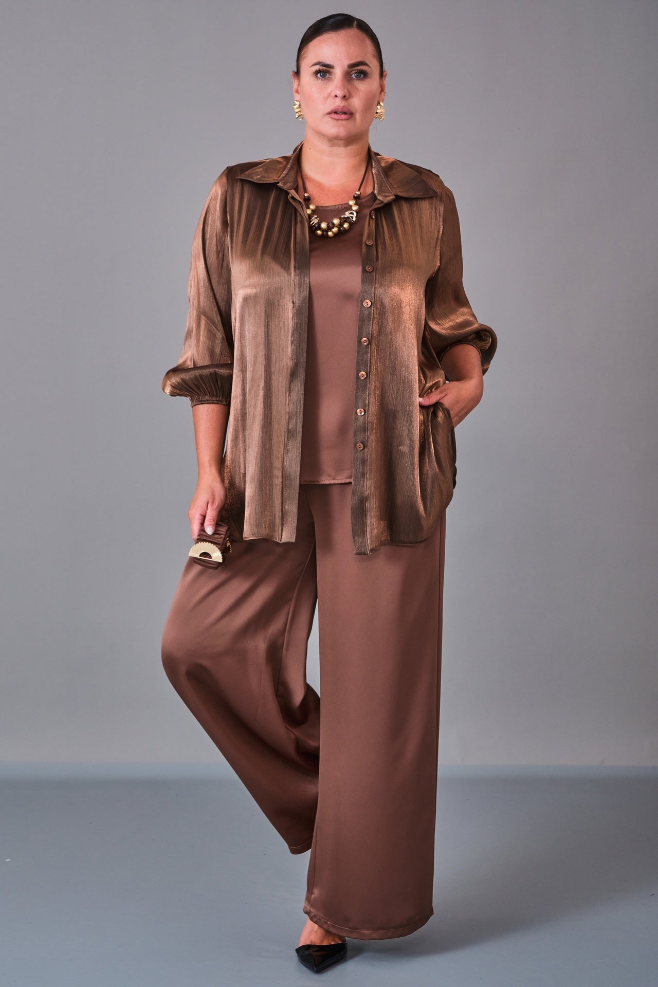 Dress Port - Plus Size Suit (DSP27K3602) - 8690200210389