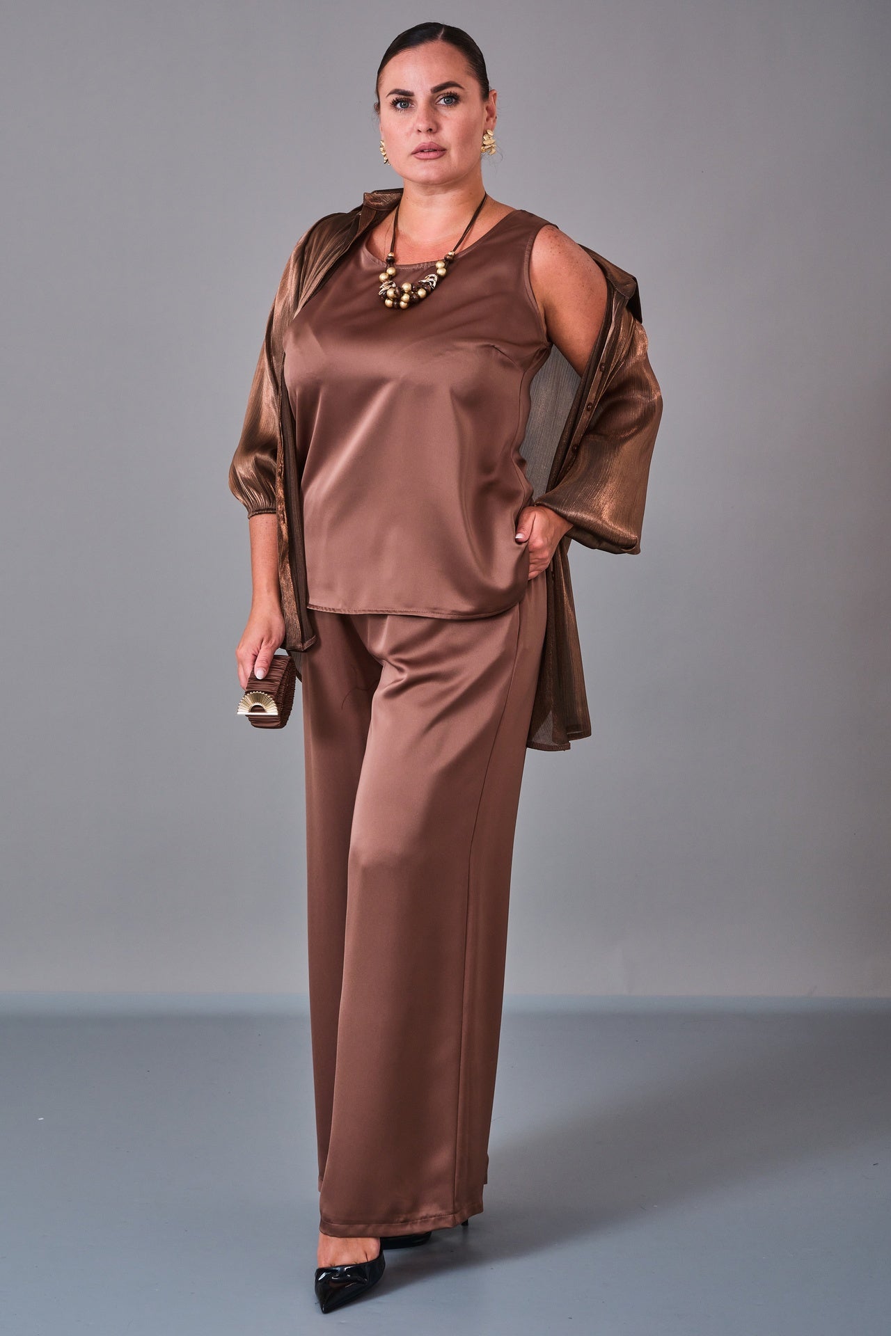 Dress Port - Plus Size Suit (DSP27K3602) - 8690200210389