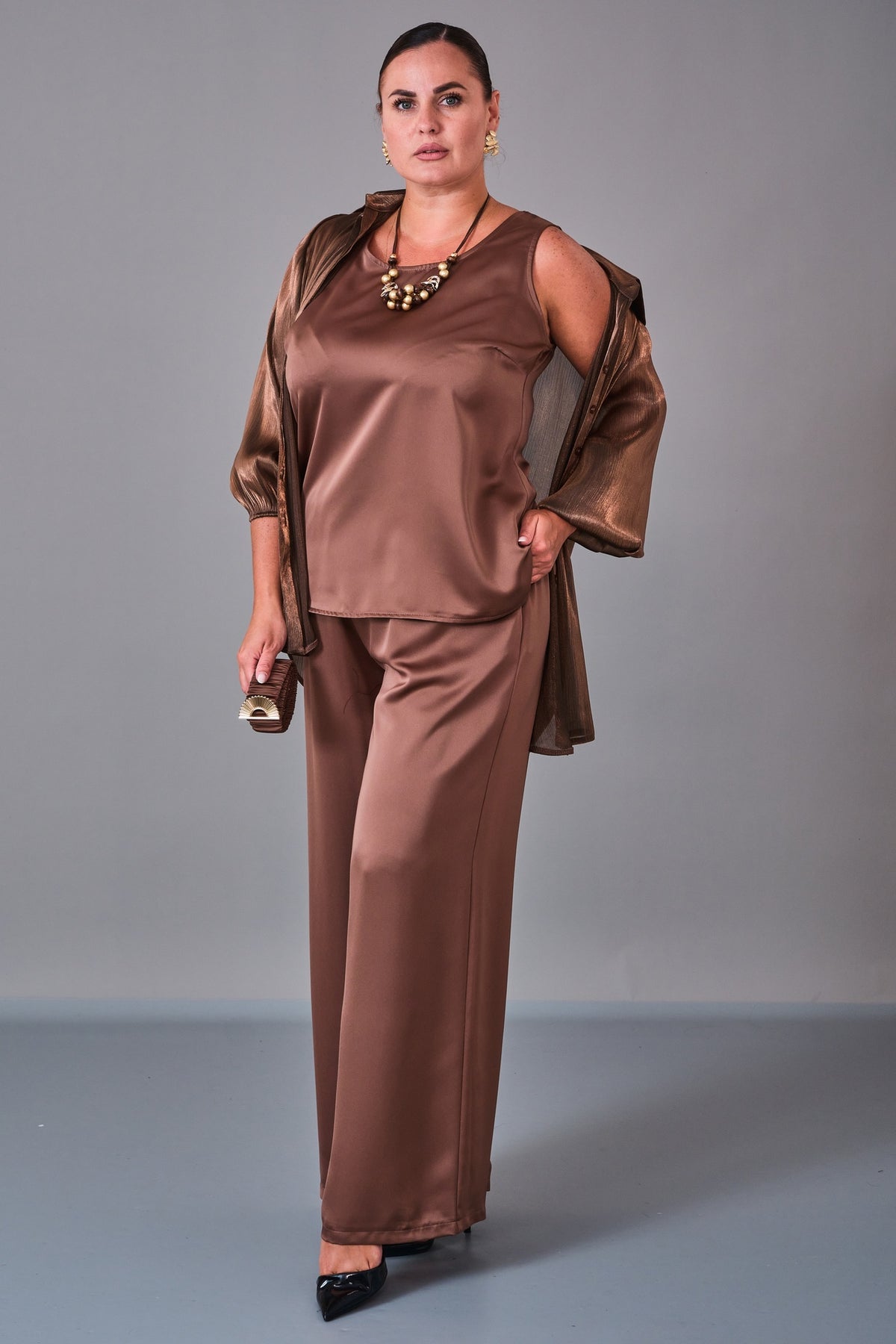 Dress Port - Plus Size Suit (DSP27K3602) - 8690200210389