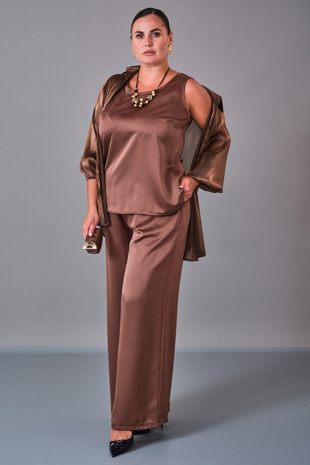 Dress Port - Plus Size Suit (DSP27K3602) - 8690200210389