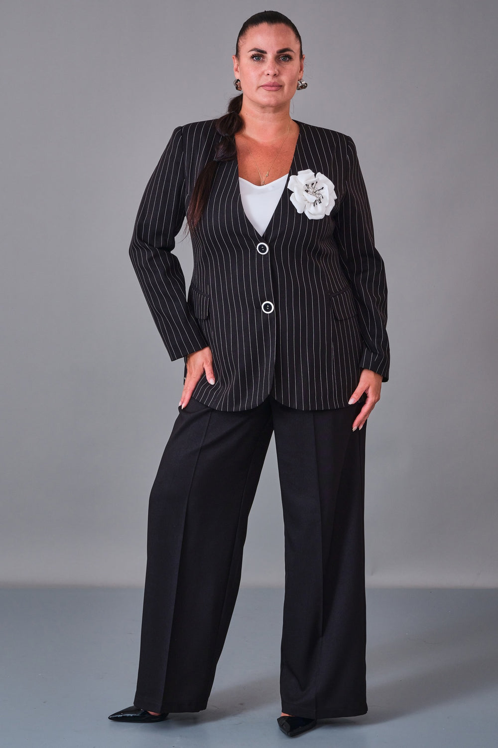 Dress Port - Plus Size Suit (DSP27K3603) - 8690200210396