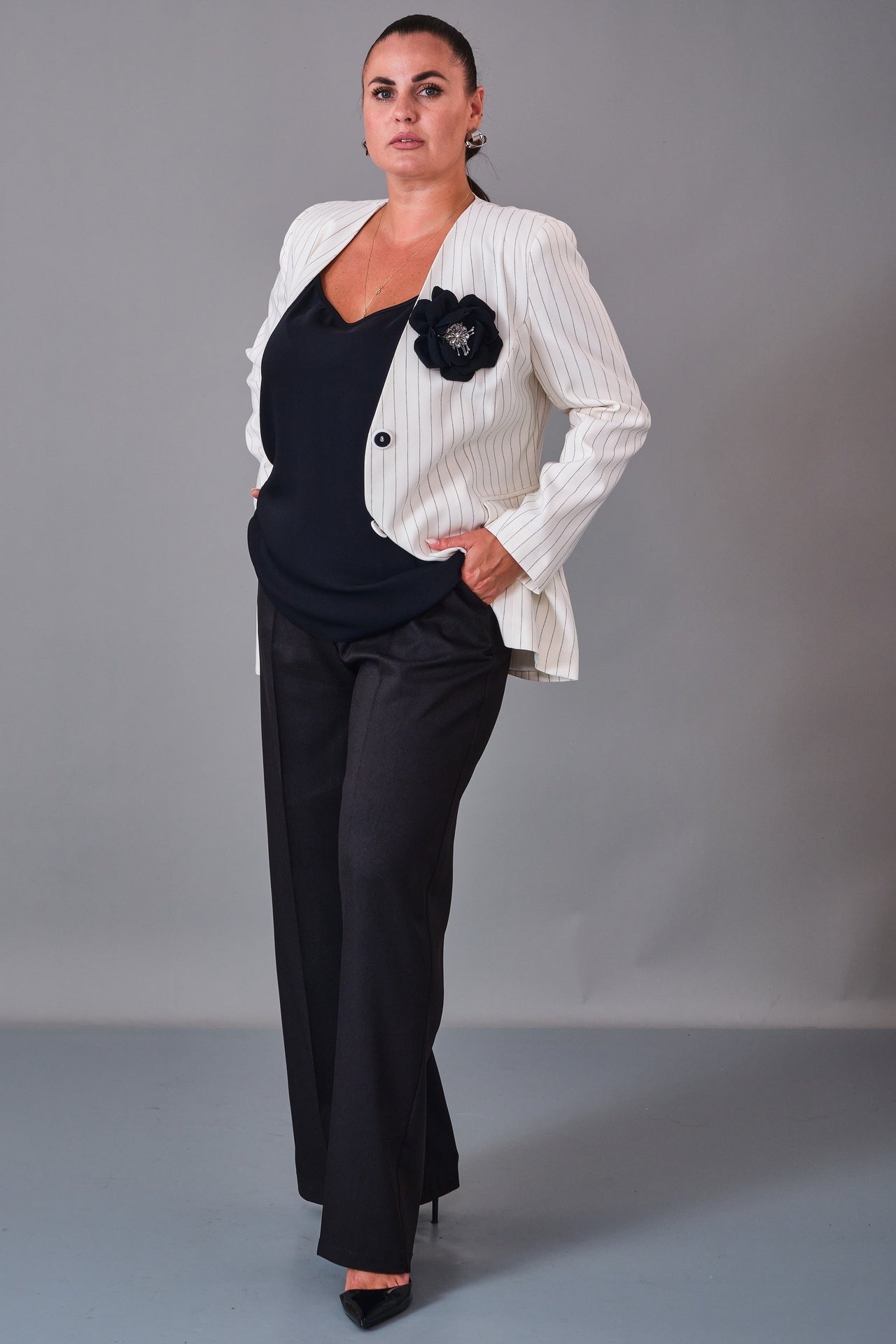 Dress Port - Plus Size Suit (DSP27K3603) - 8690200210402