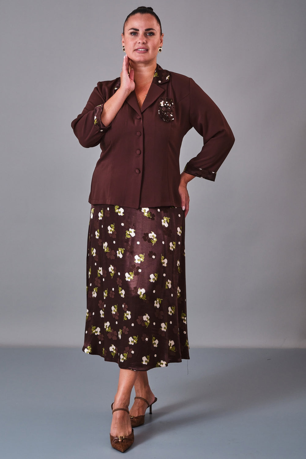 Dress Port - Plus Size Suit (DSP27K3606) - 8690200210440
