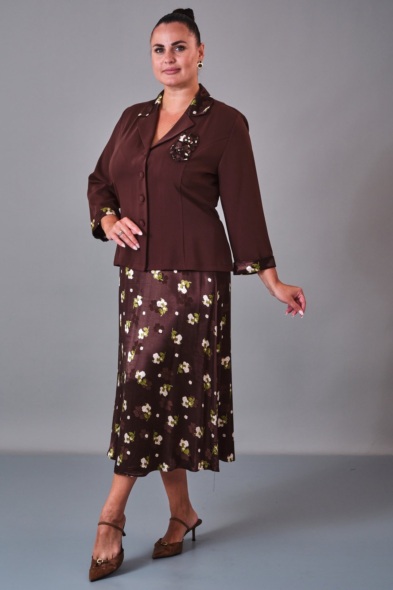 Dress Port - Plus Size Suit (DSP27K3606) - 8690200210440