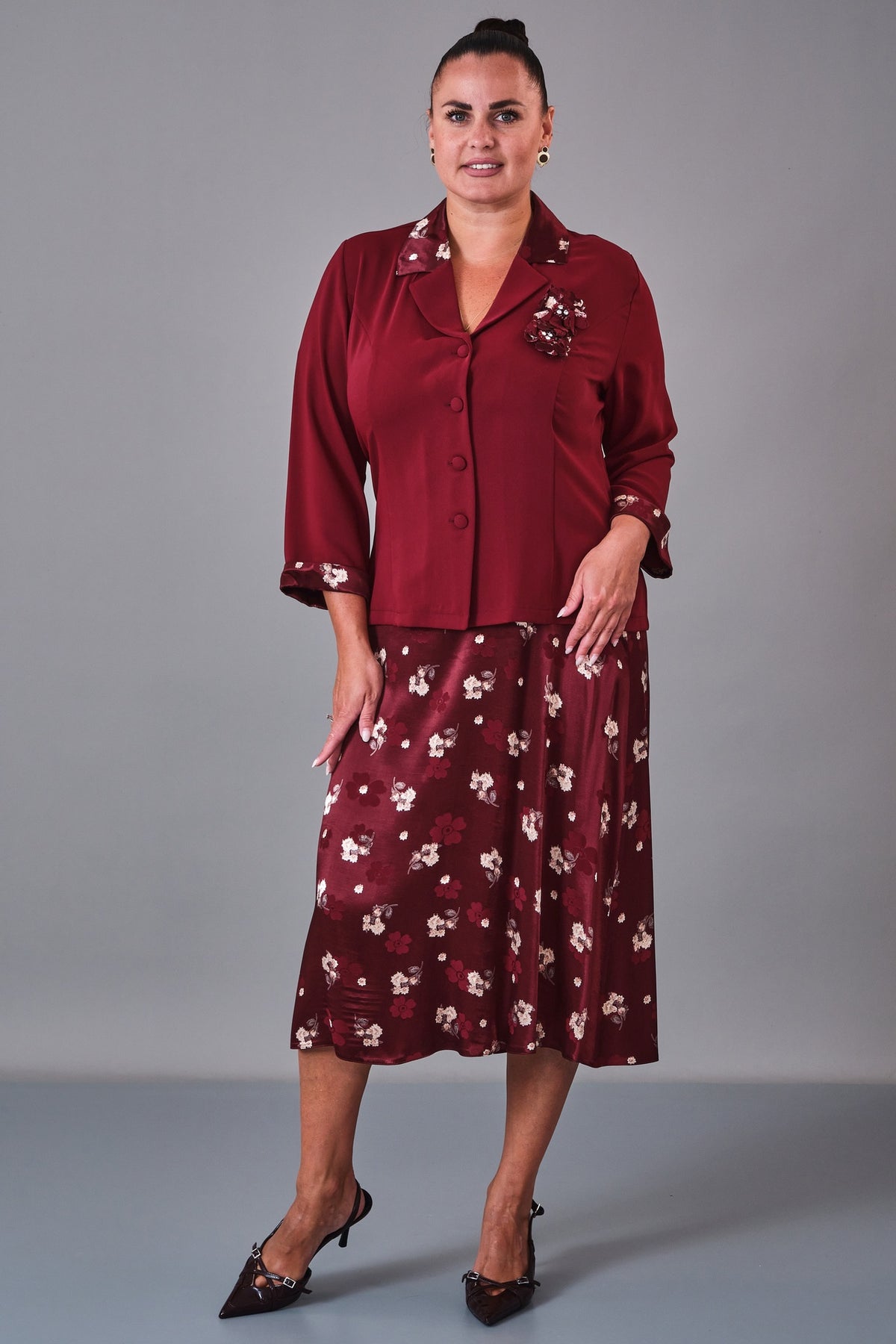 Dress Port - Plus Size Suit (DSP27K3606)
