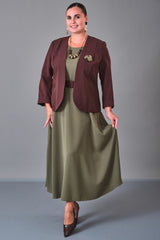 Dress Port - Plus Size Dress (DSP27K3609) - 8690200210488