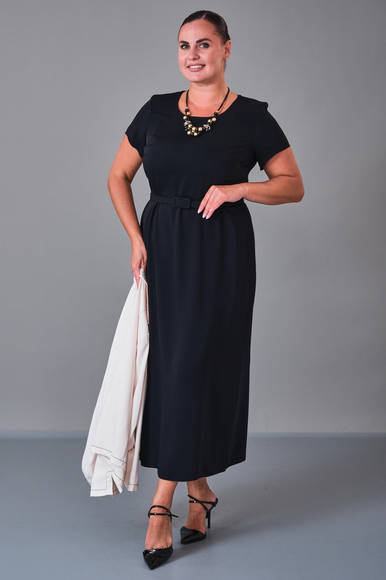 Dress Port - Plus Size Dress (DSP27K3611) - 8690200210501