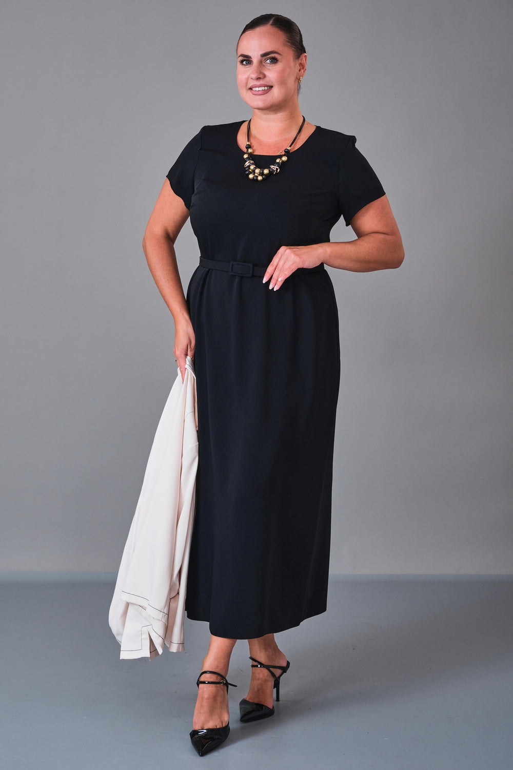 Dress Port - Plus Size Dress (DSP27K3611) - 8690200210501