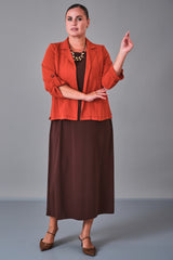 Dress Port - Plus Size Dress (DSP27K3611) - 8690200210518