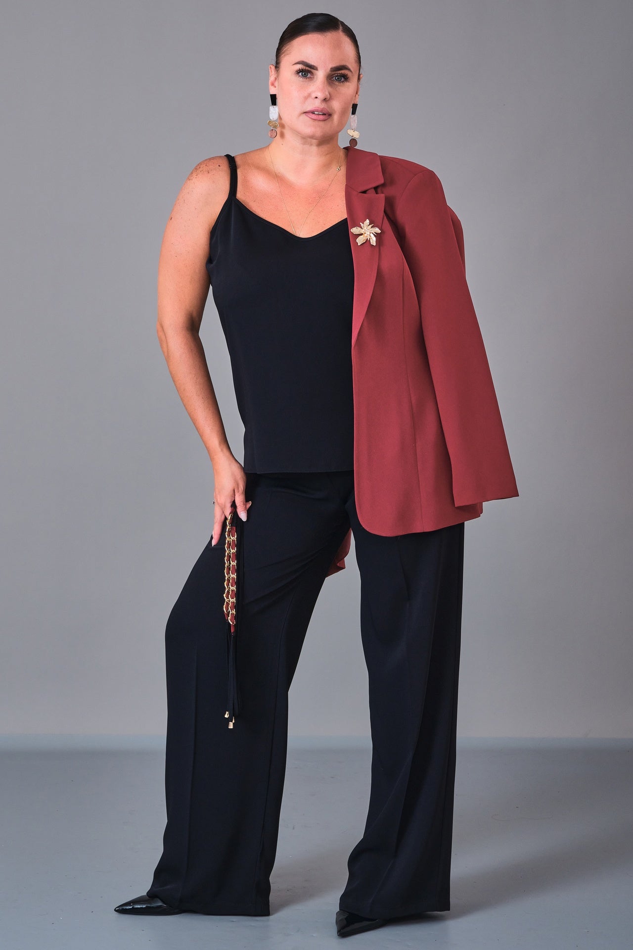 Dress Port - Plus Size Suit (DSP27K3612) - 8690200210525
