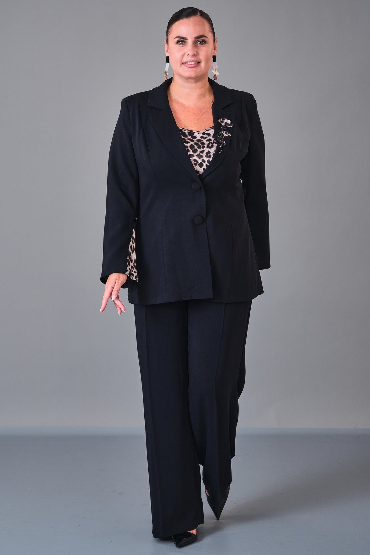 Dress Port - Plus Size Suit (DSP27K3613) - 8690200210549
