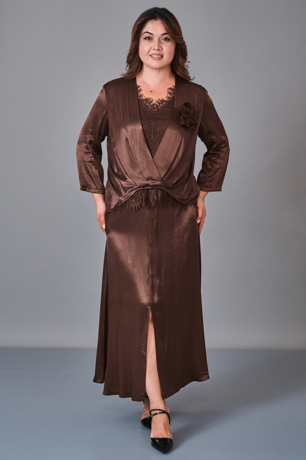 Dress Port - Plus Size Suit (DSP27K3616) - 8690200210600