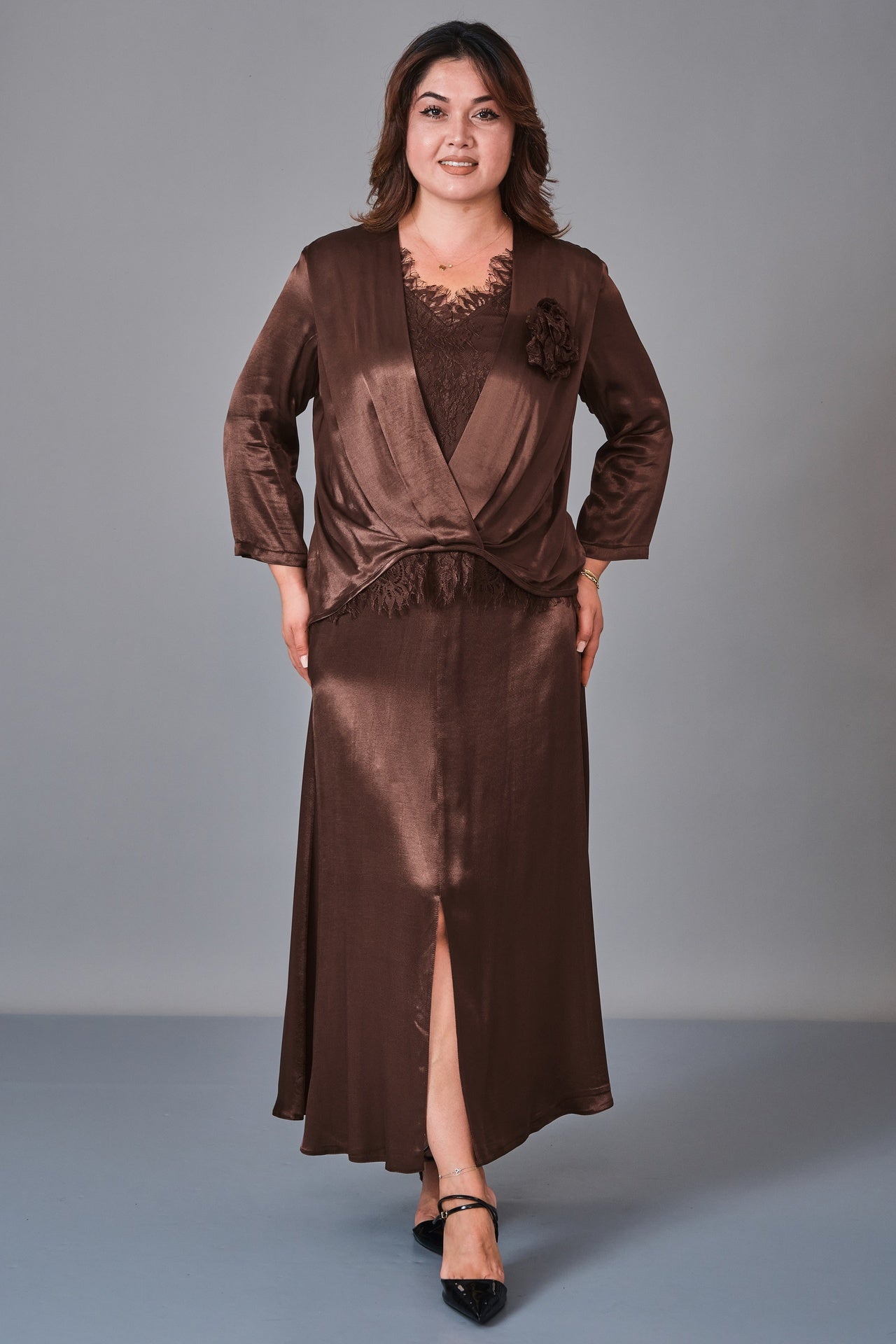 Dress Port - Plus Size Suit (DSP27K3616) - 8690200210600
