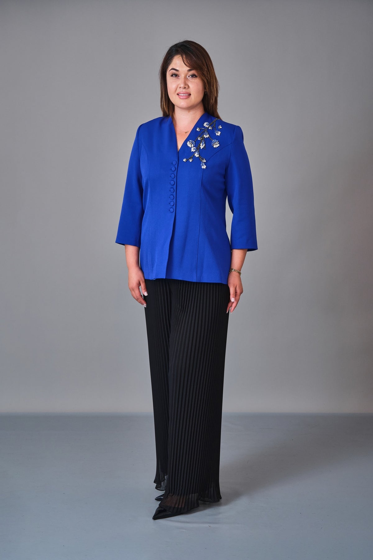 Dress Port - Plus Size Suit (DSP27K3617) - 8690200210624