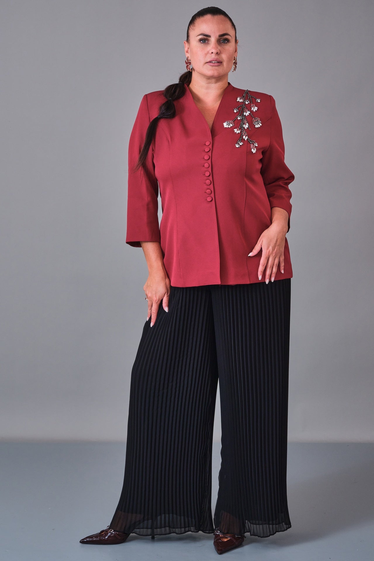 Dress Port - Plus Size Suit (DSP27K3617) - 8690200210631