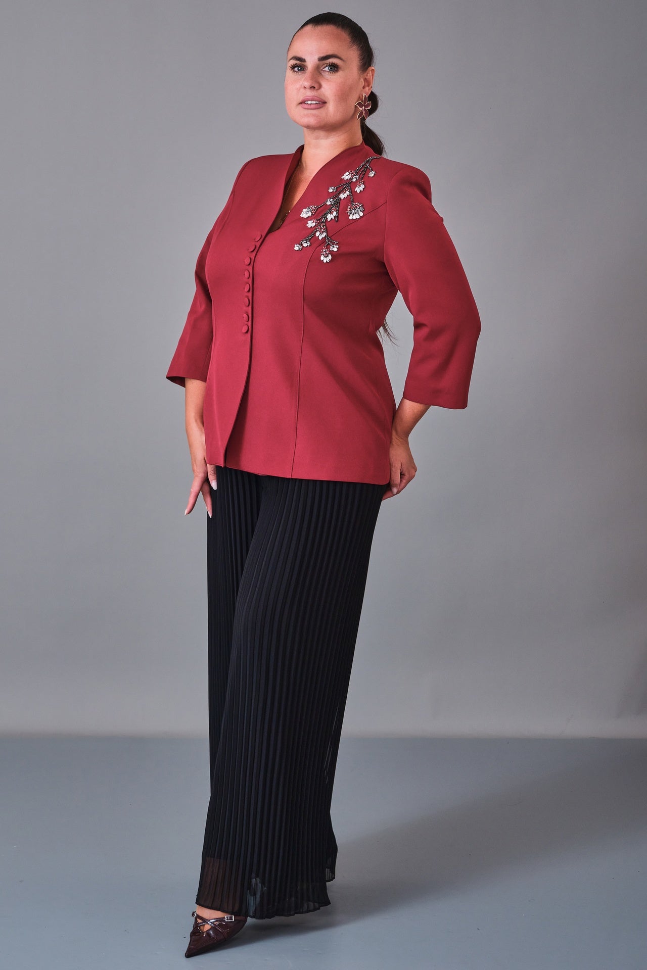 Dress Port - Plus Size Suit (DSP27K3617) - 8690200210631