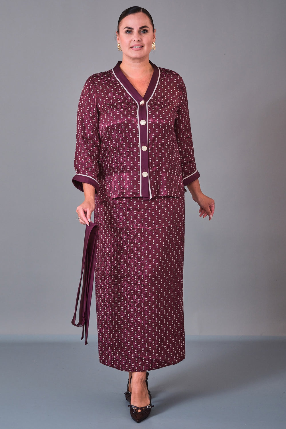 Dress Port - Plus Size Suit (DSP27K3619) - 8690200210662