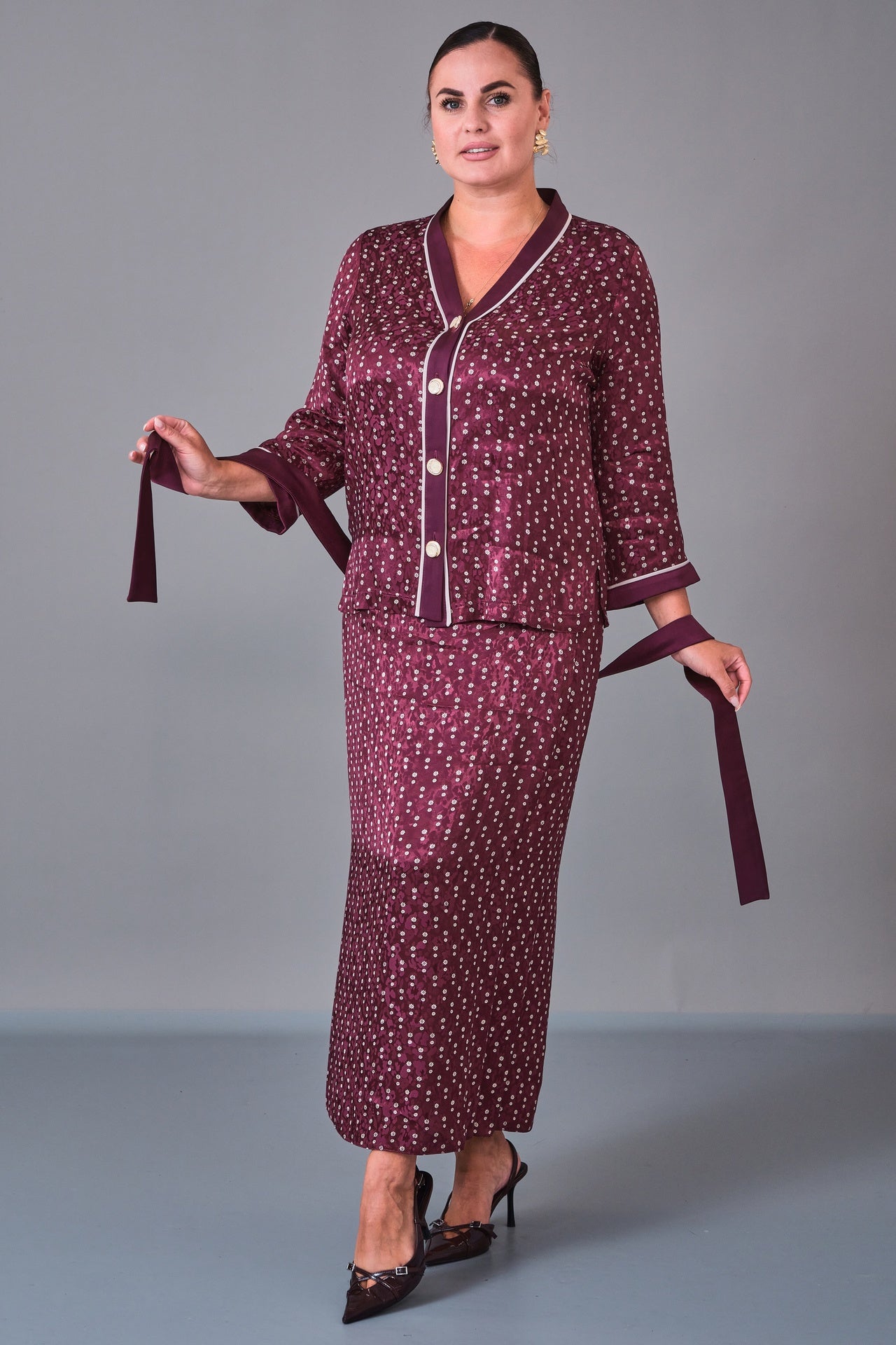 Dress Port - Plus Size Suit (DSP27K3619) - 8690200210662