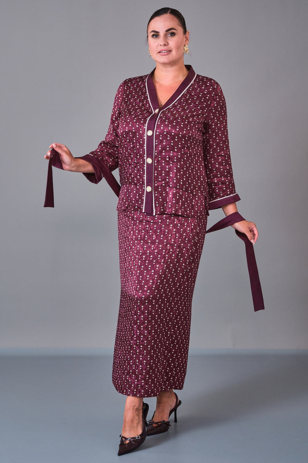 Dress Port - Plus Size Suit (DSP27K3619) - 8690200210662