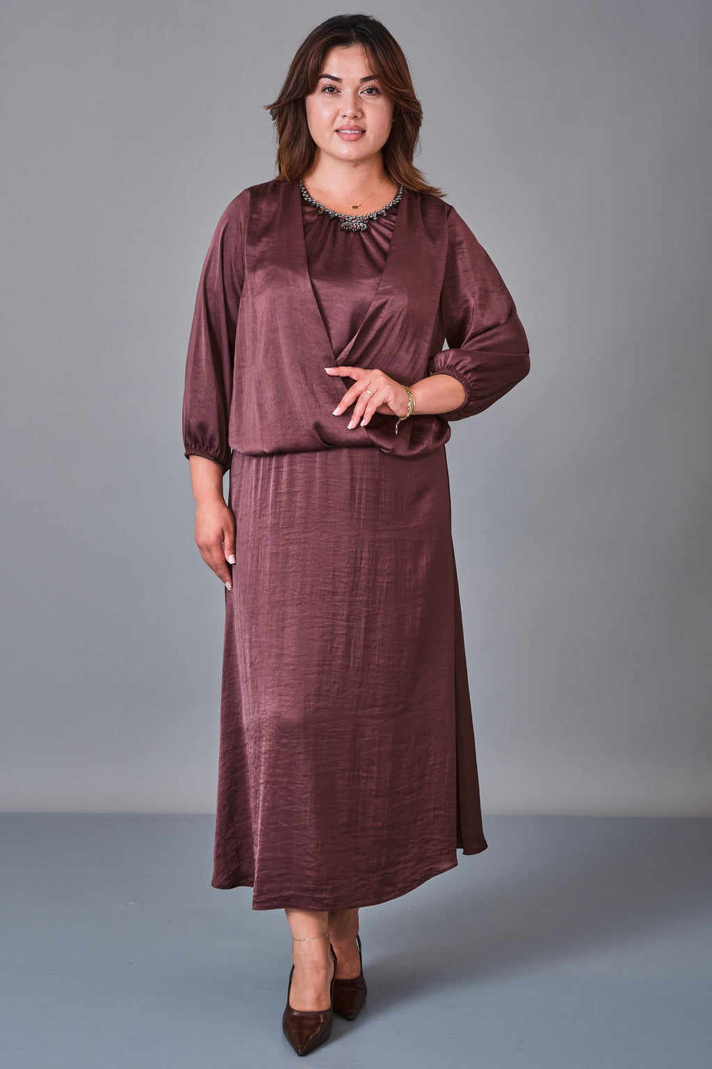 Dress Port - Plus Size Suit (DSP27K3622) - 8690200210693
