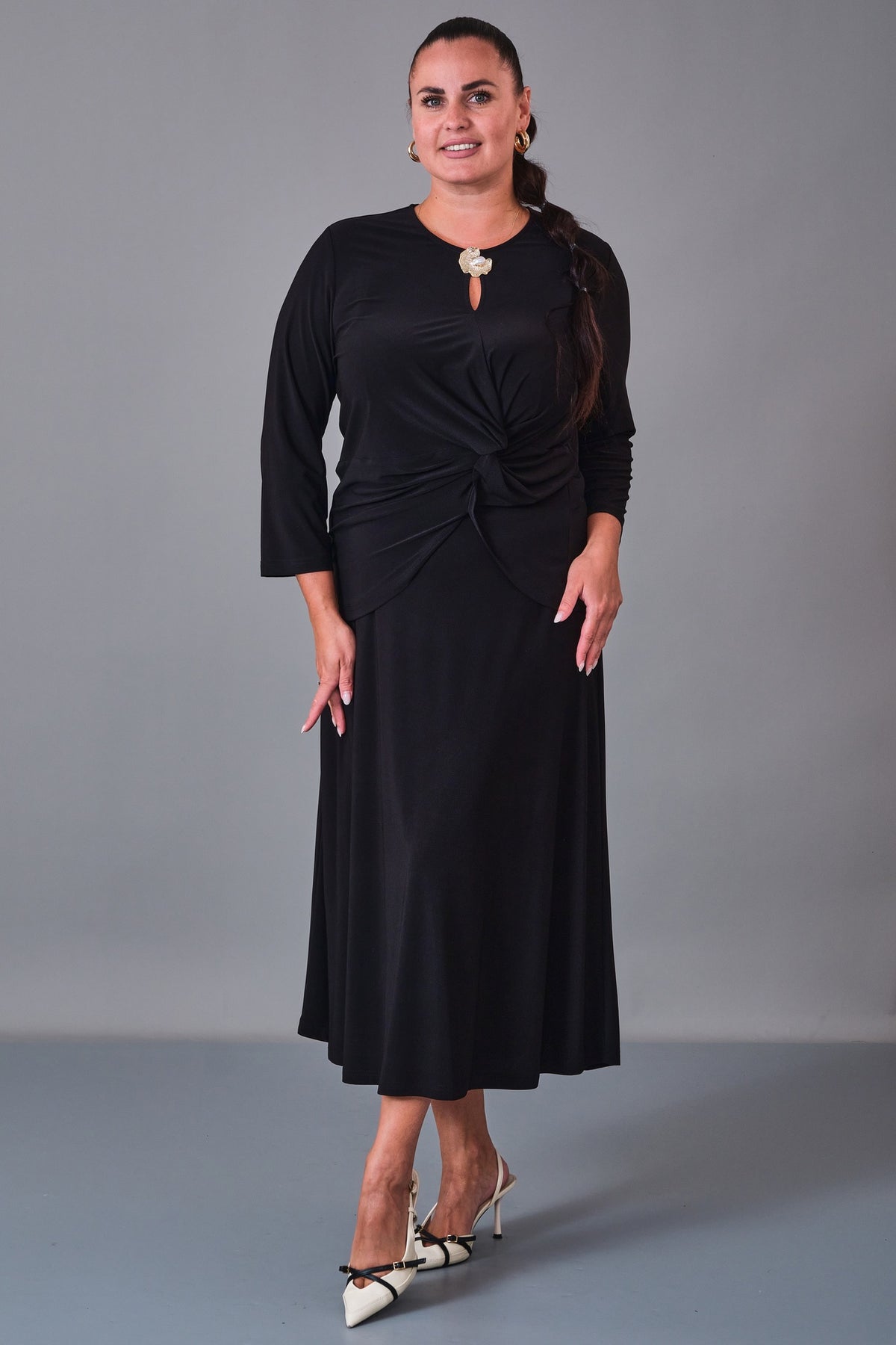 Dress Port - Plus Size Suit (DSP27K3626) - 8690200210709