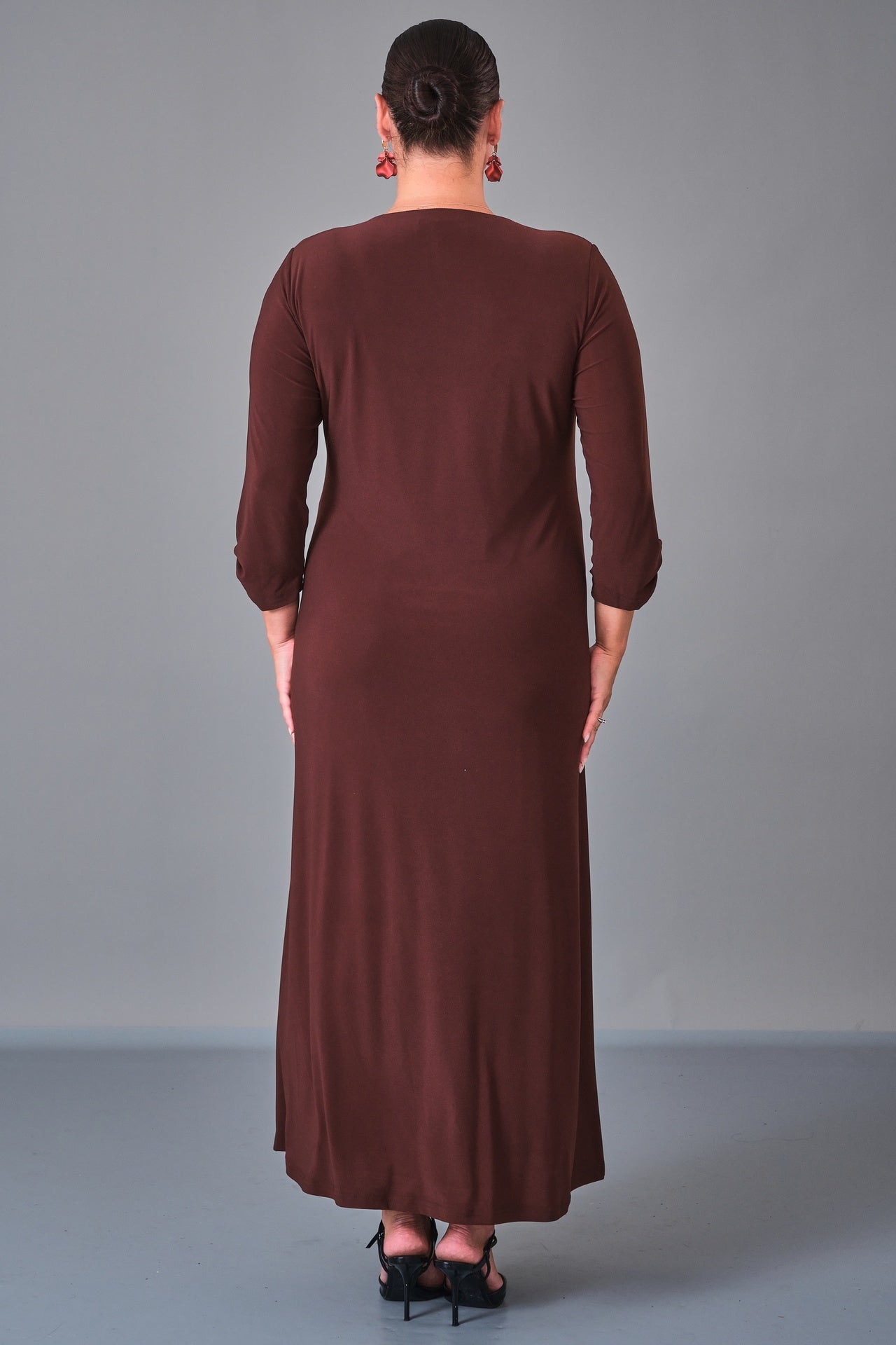 Dress Port - Plus Size Dress (DSP27K5801) - 8690200210723
